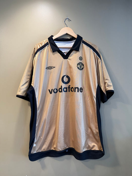Vintage 02 Manchester United David Beckham Centenary Reversible Jersey- XL