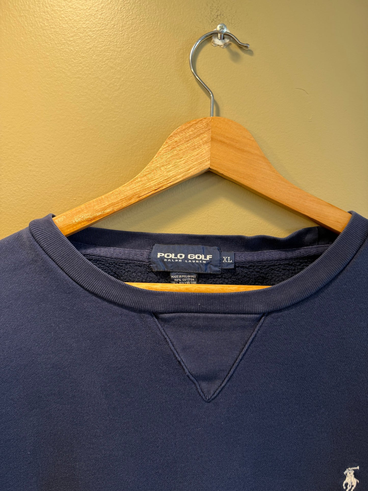 Vintage Polo Golf Ralph Lauren Blue Crewneck Sweatshirt- XXL