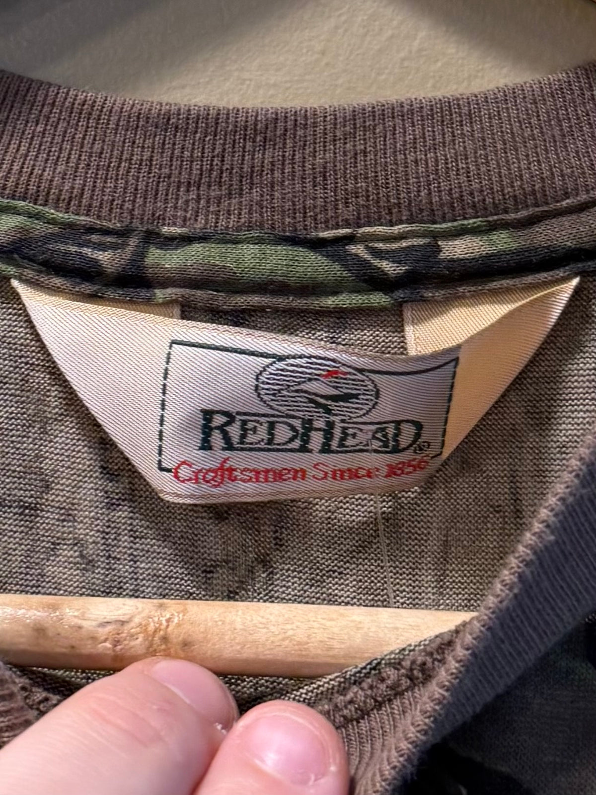 Vintage RedHead RealTree Bark Camo T-Shirt- XS