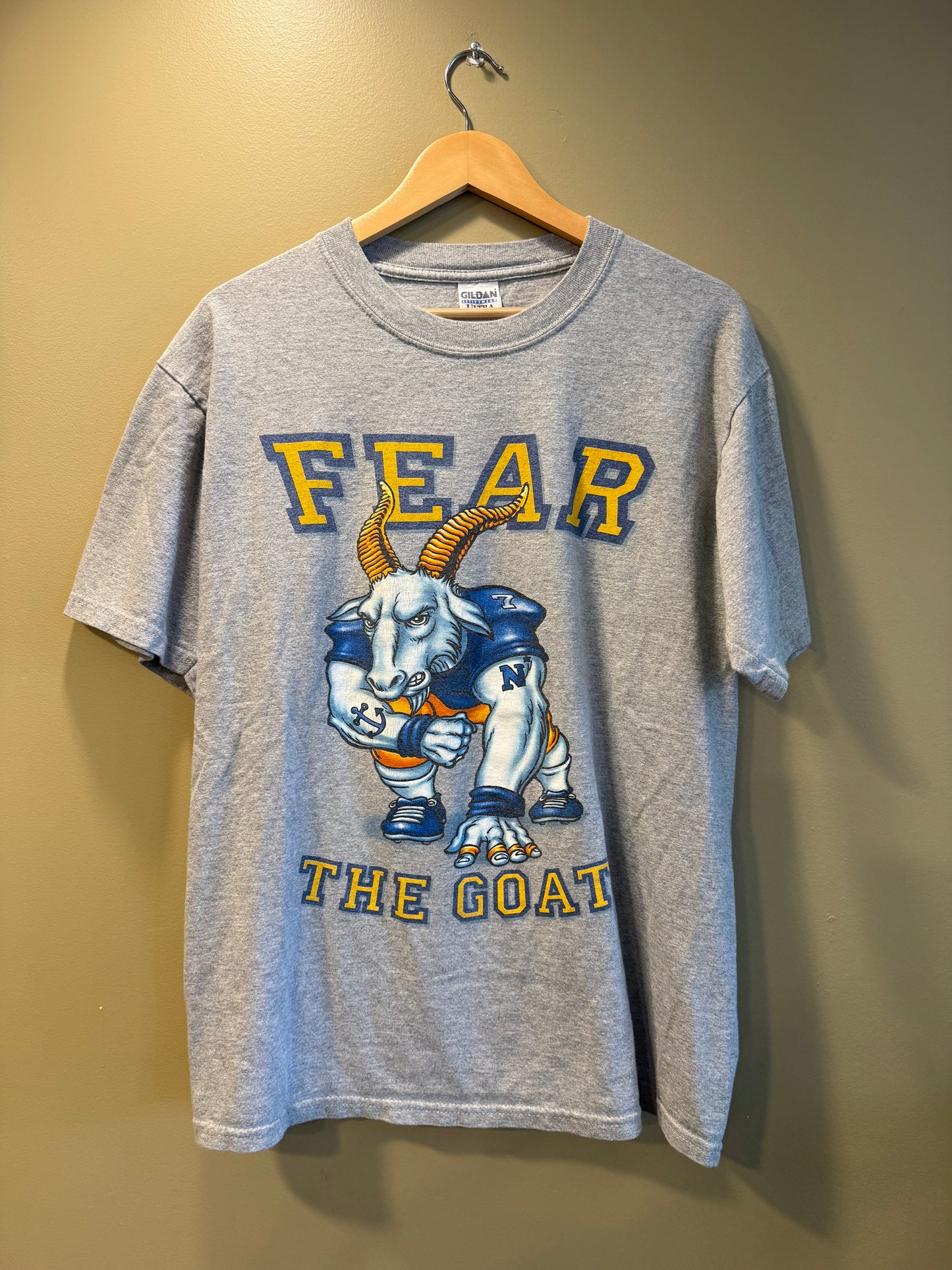 Vintage Navy Fear The Goat T-Shirt- L