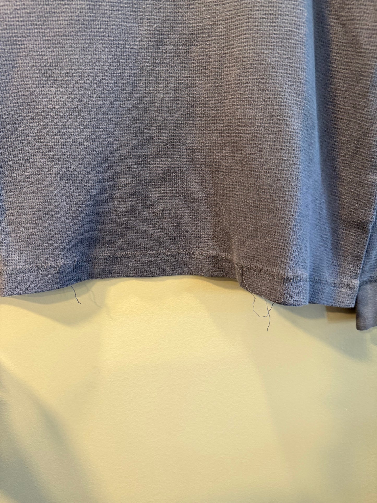 Vintage JF Gray Gothic Long Sleeve Thermal T-Shirt- XL