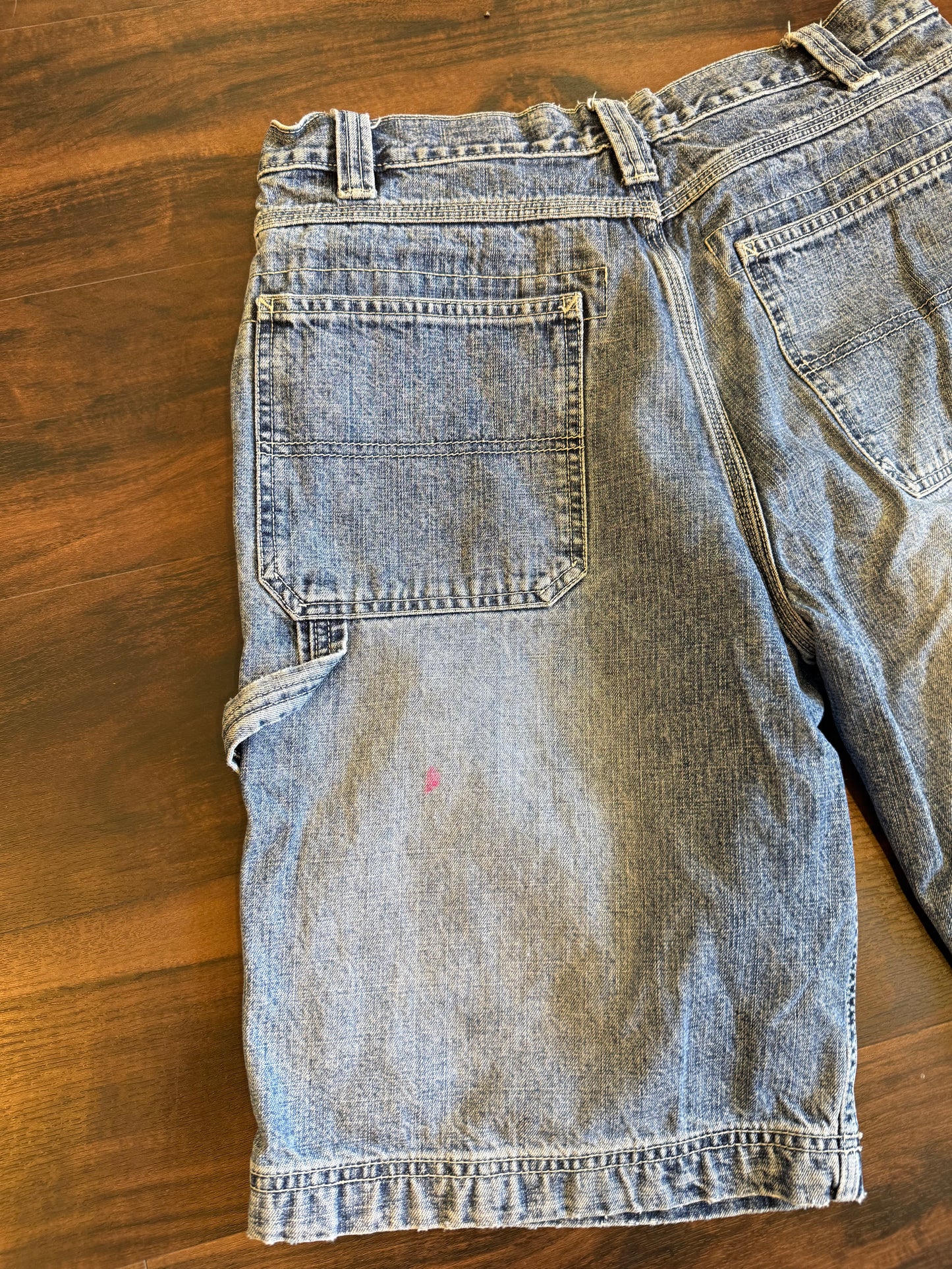 Vintage Urban Up Light Wash Denim Jean Shorts- 32
