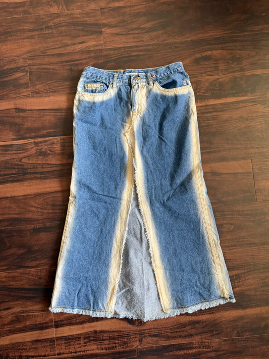 Vintage Y2K Fragile Jeans Denim Skirt- 29