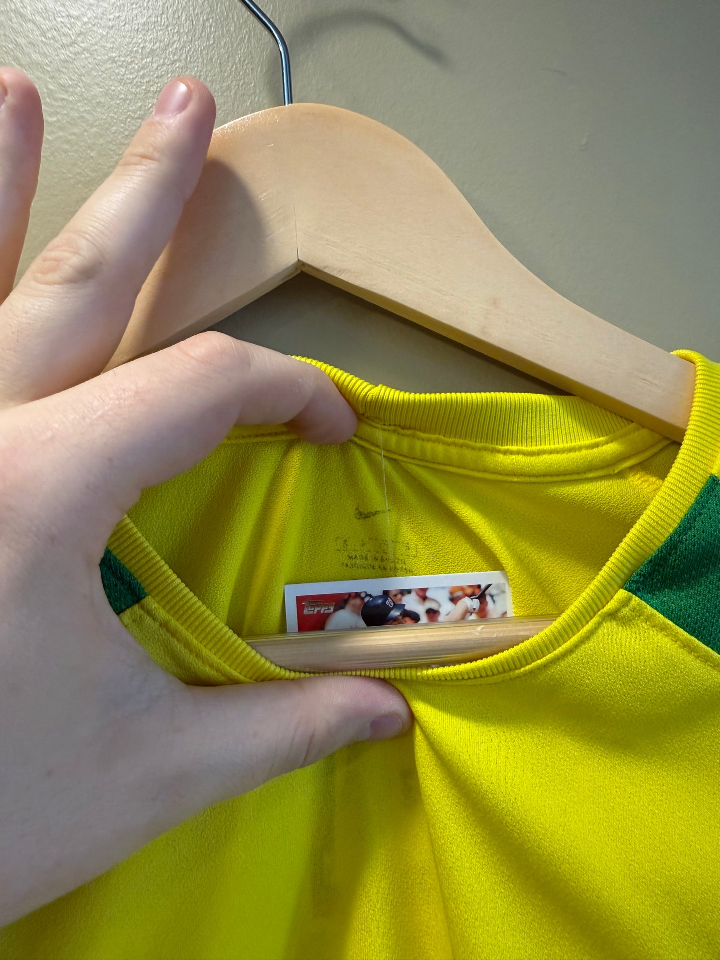 Vintage Nike Brazil National Team Yellow Soccer Jersey- M