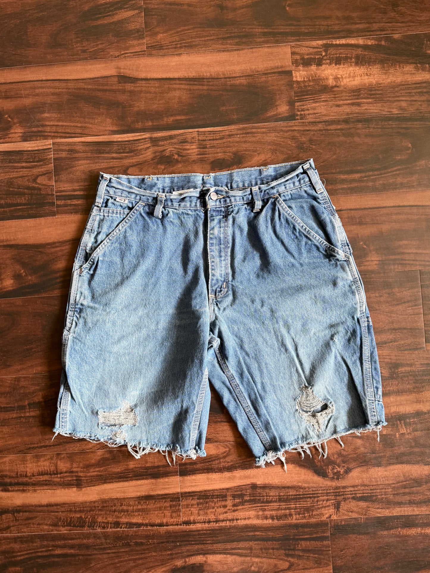 Vintage Carhartt Distressed Denim Jean Shorts- 33