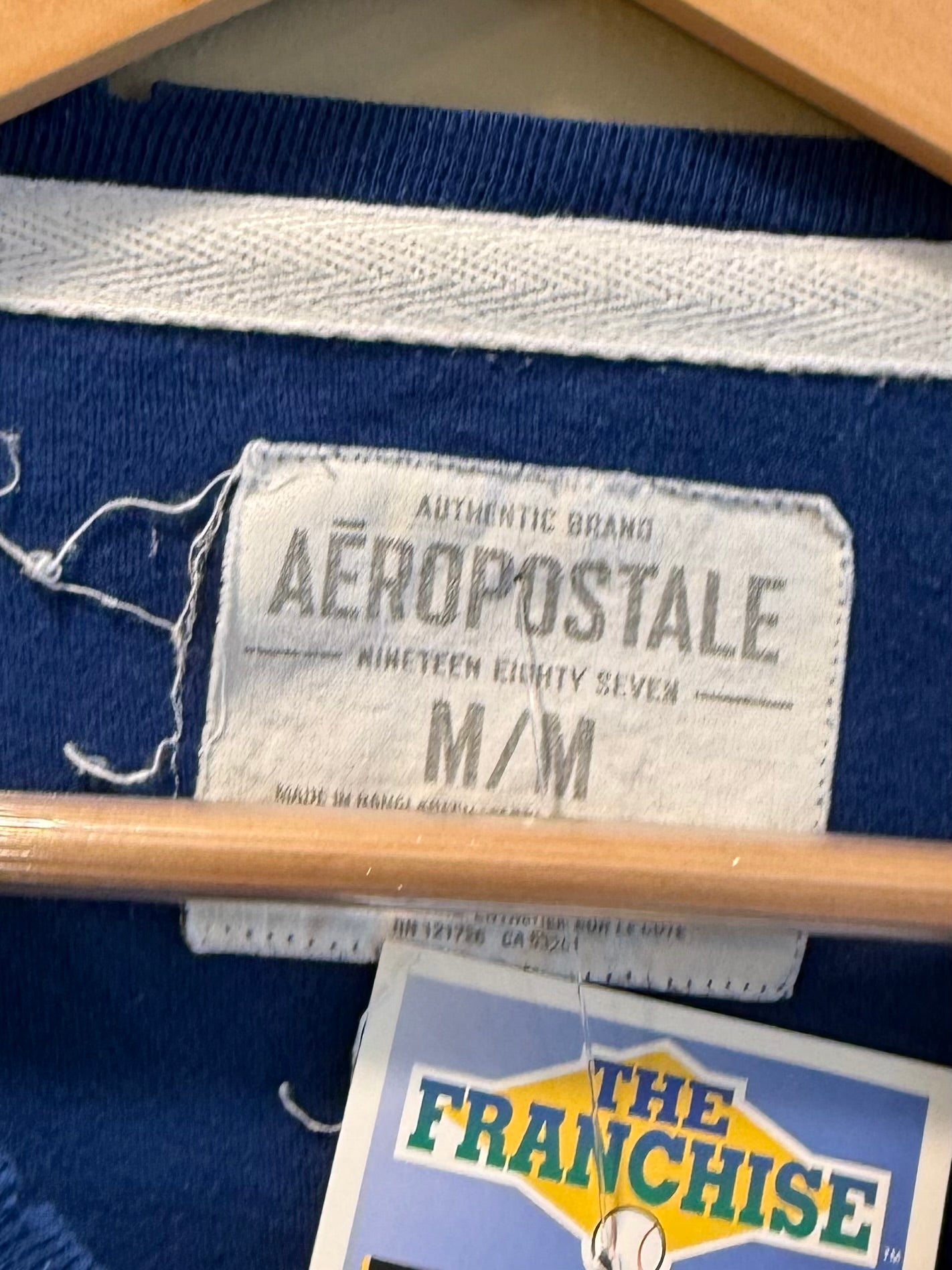 Vintage Aeropostale NY Blue Long Sleeve T-Shirt- M