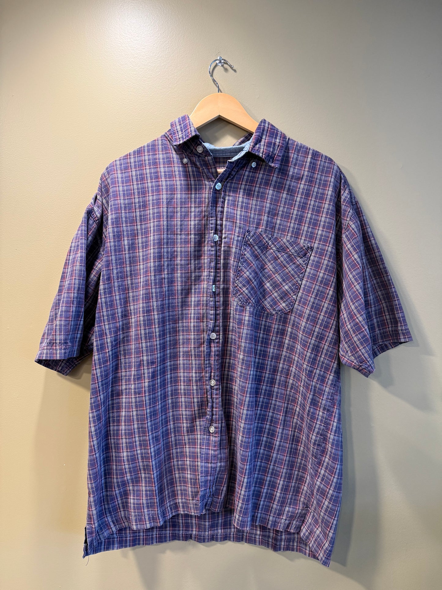 Vintage Arizona Jeans Co. Checkered Button-Up Shirt- XL