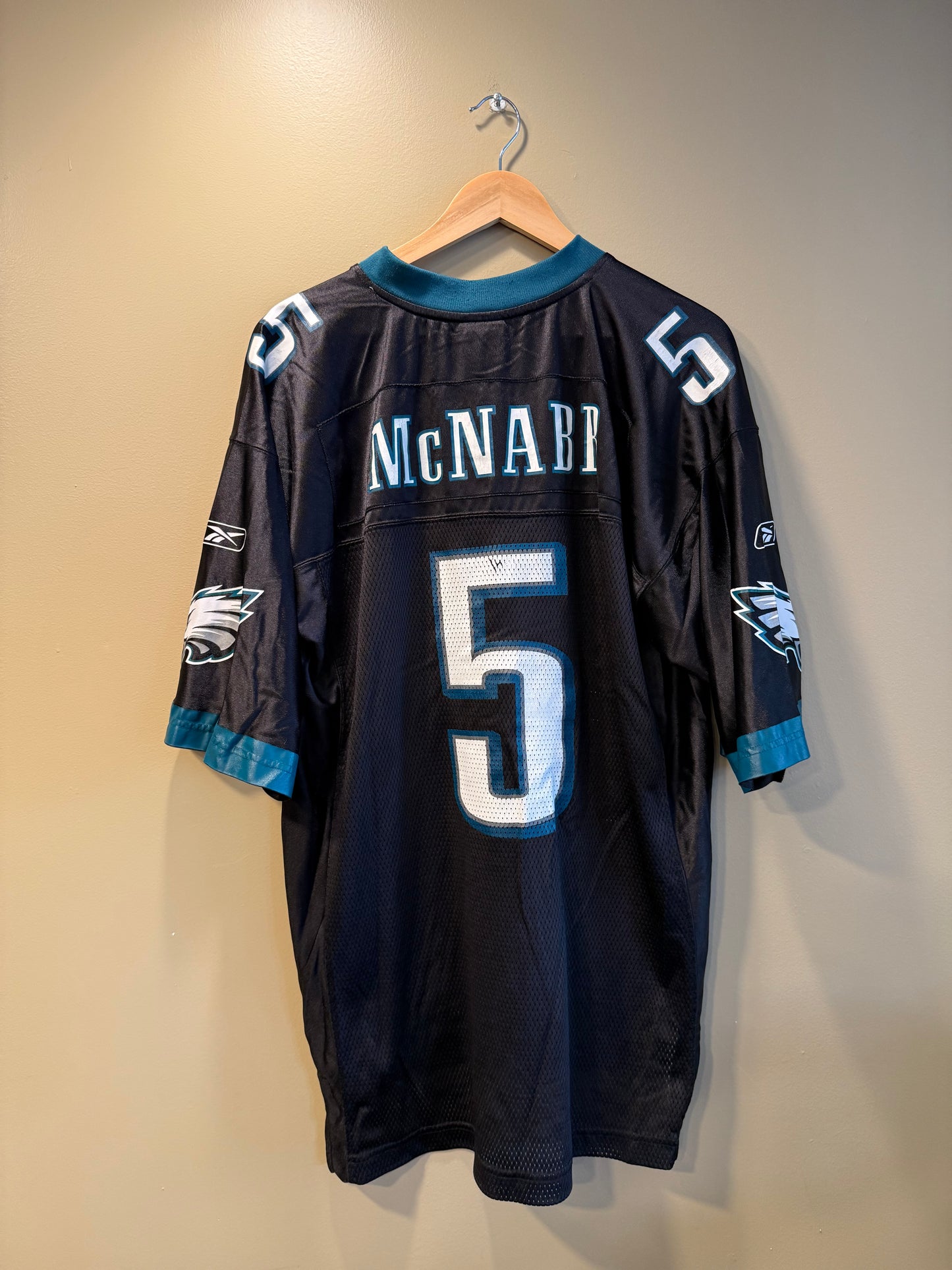 Vintage Philadelphia Eagles Donovan McNabb Black NFL Jersey- XL