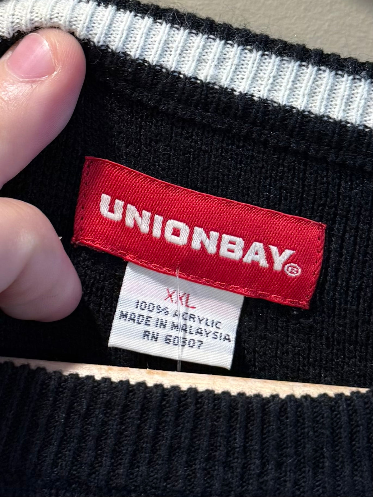 Vintage Union Bay Y2K Patterned Sweater- XXL