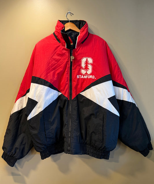 Vintage Pro Player Stanford University Puffer Jacket- L