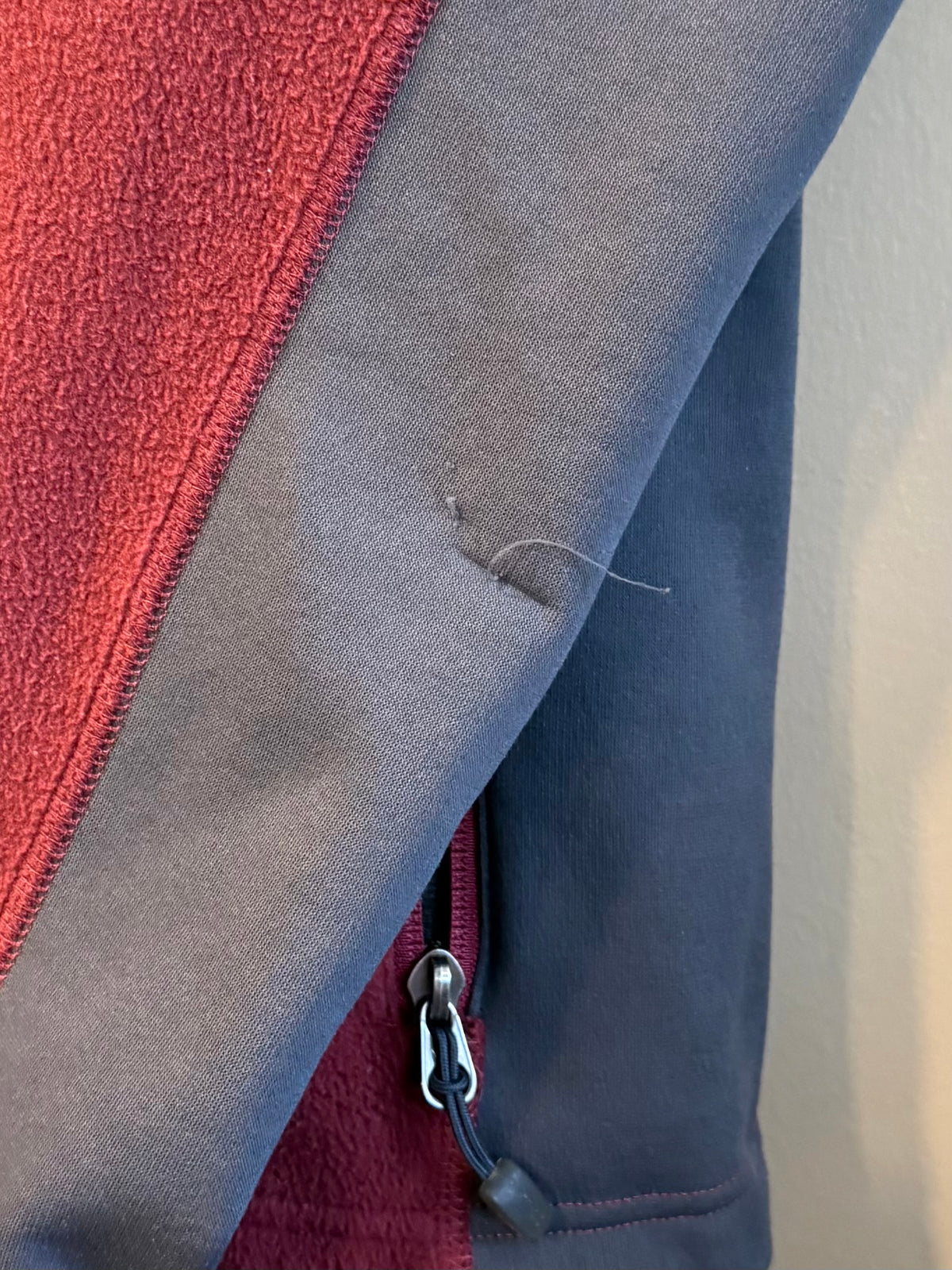 Vintage Nike ACG Maroon Fleece Jacket- XL