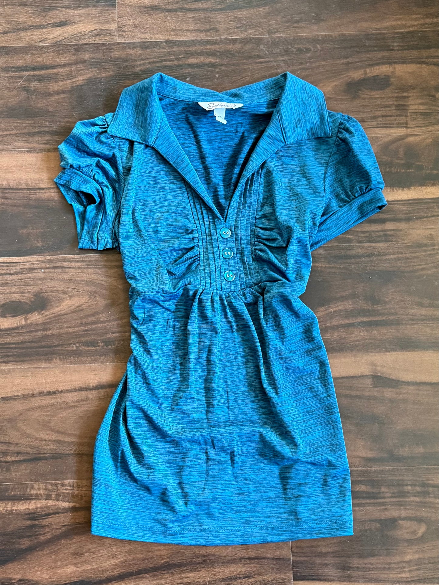 Vintage Y2K Speechless Blue Collared Baby Doll Top- M