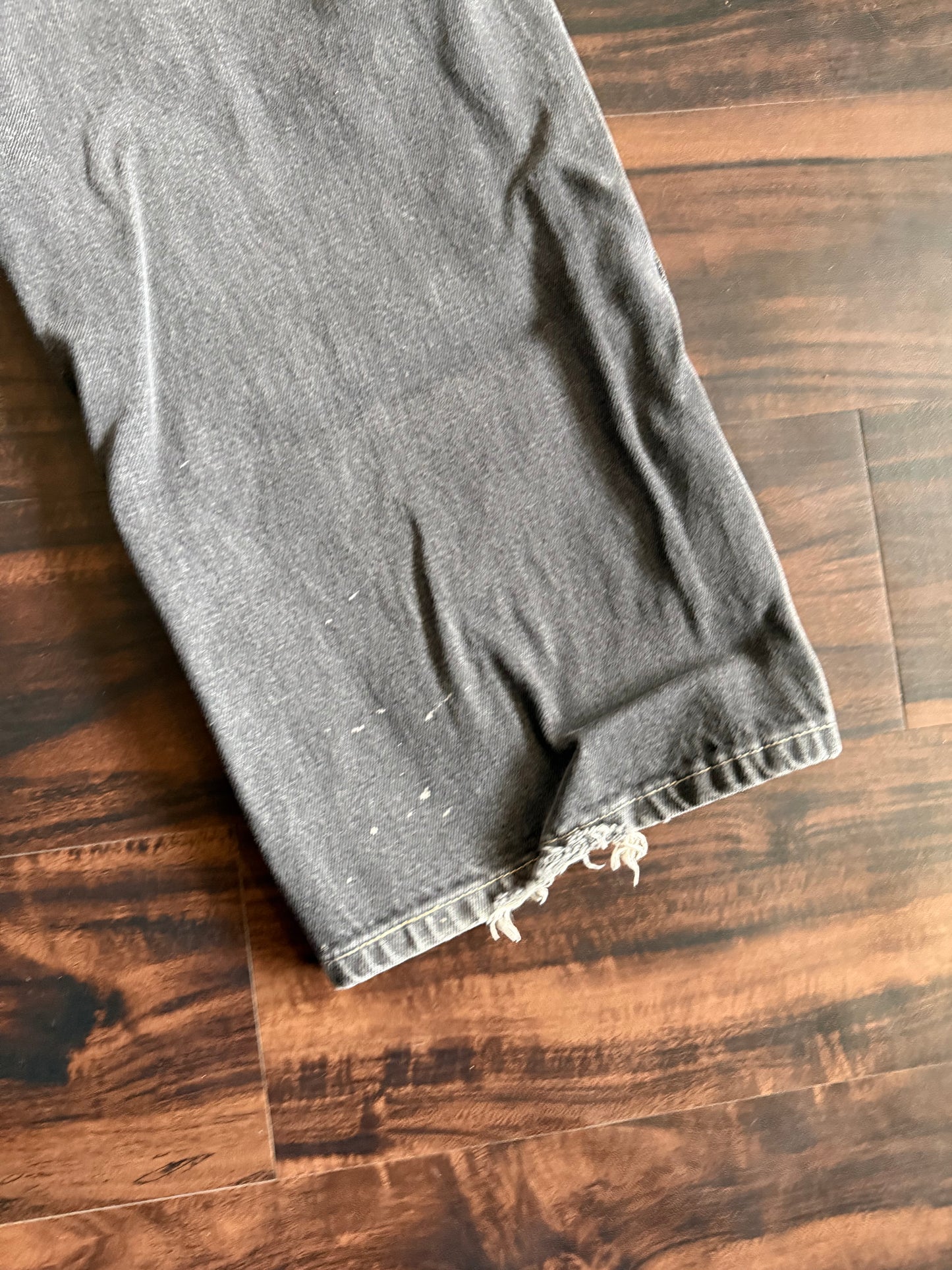 Vintage Y2K Faded Glory Gray Carpenter Denim Jeans- 40x32