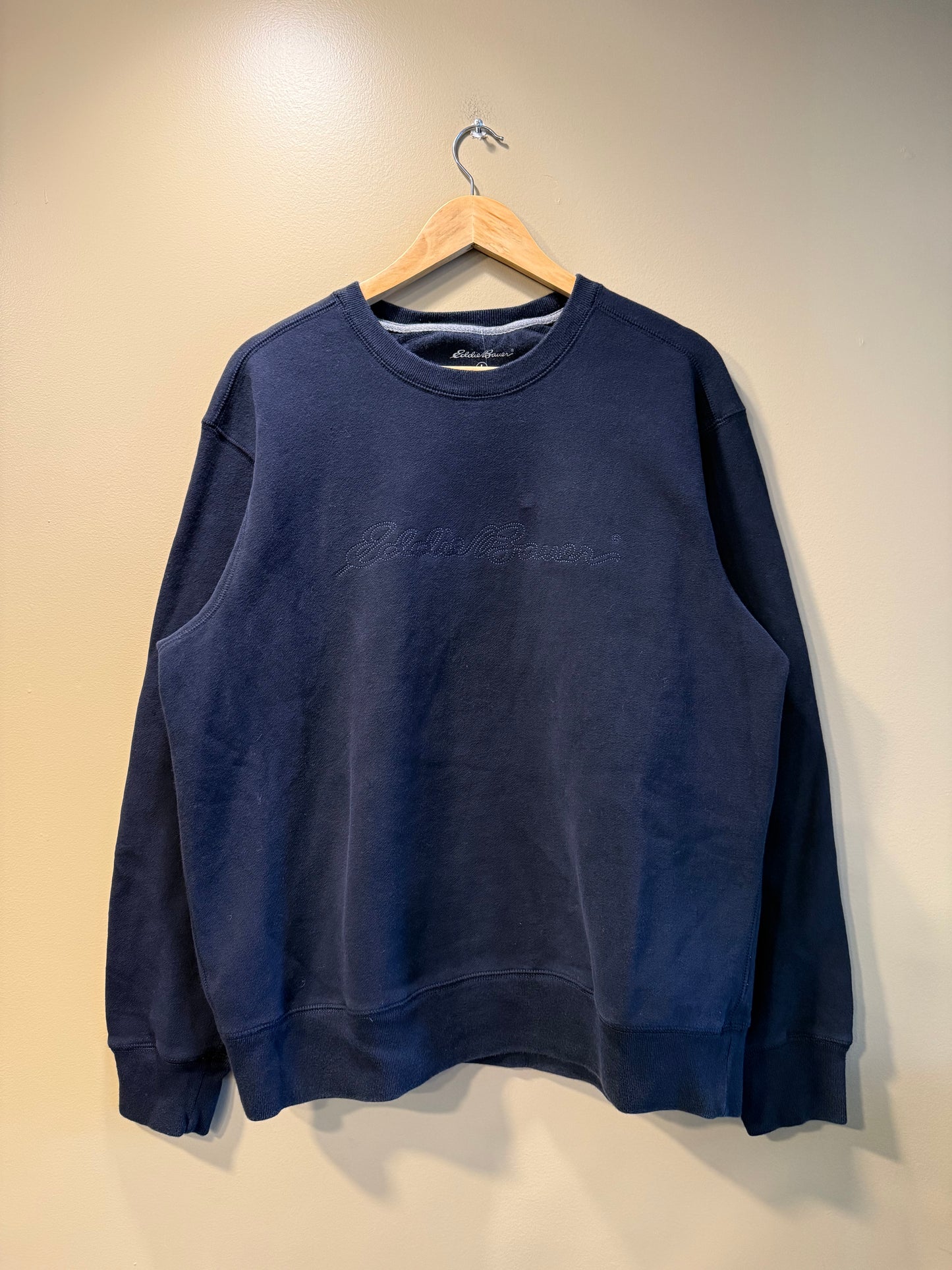 Vintage Eddie Bauer Outdoors Gear Blue Crewneck Sweatshirt- L