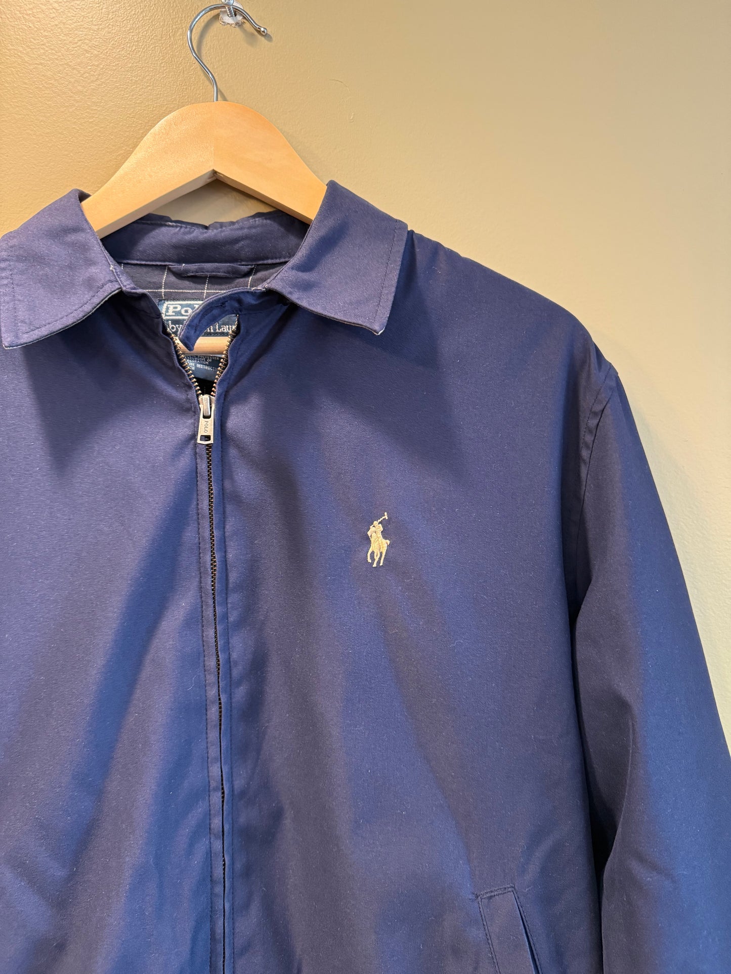 Vintage Polo Ralph Lauren Navy Blue Harrington Jacket- S/M