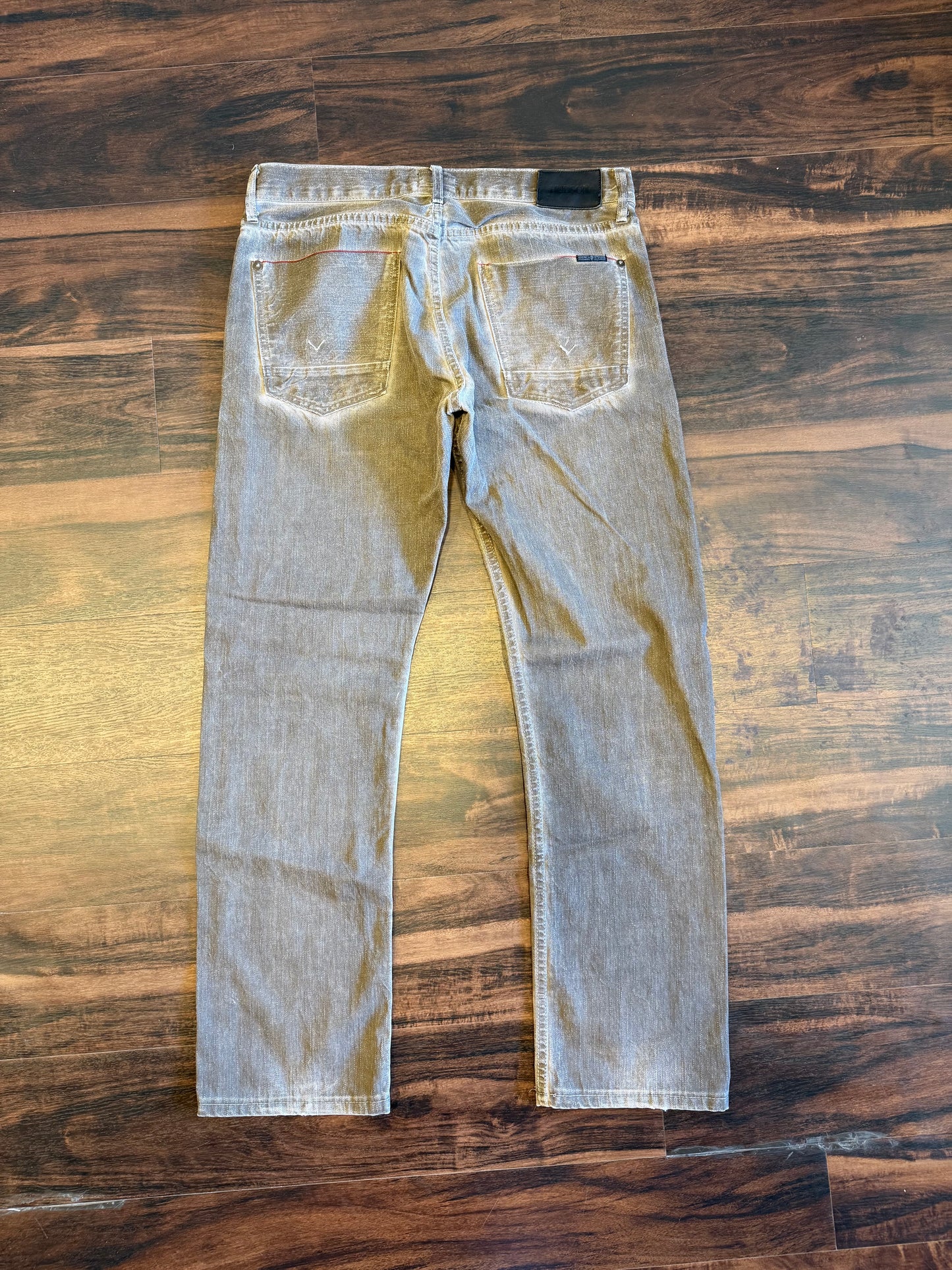 Vintage Hudson Made In USA Brown Selvedge Denim Jeans- 33x31
