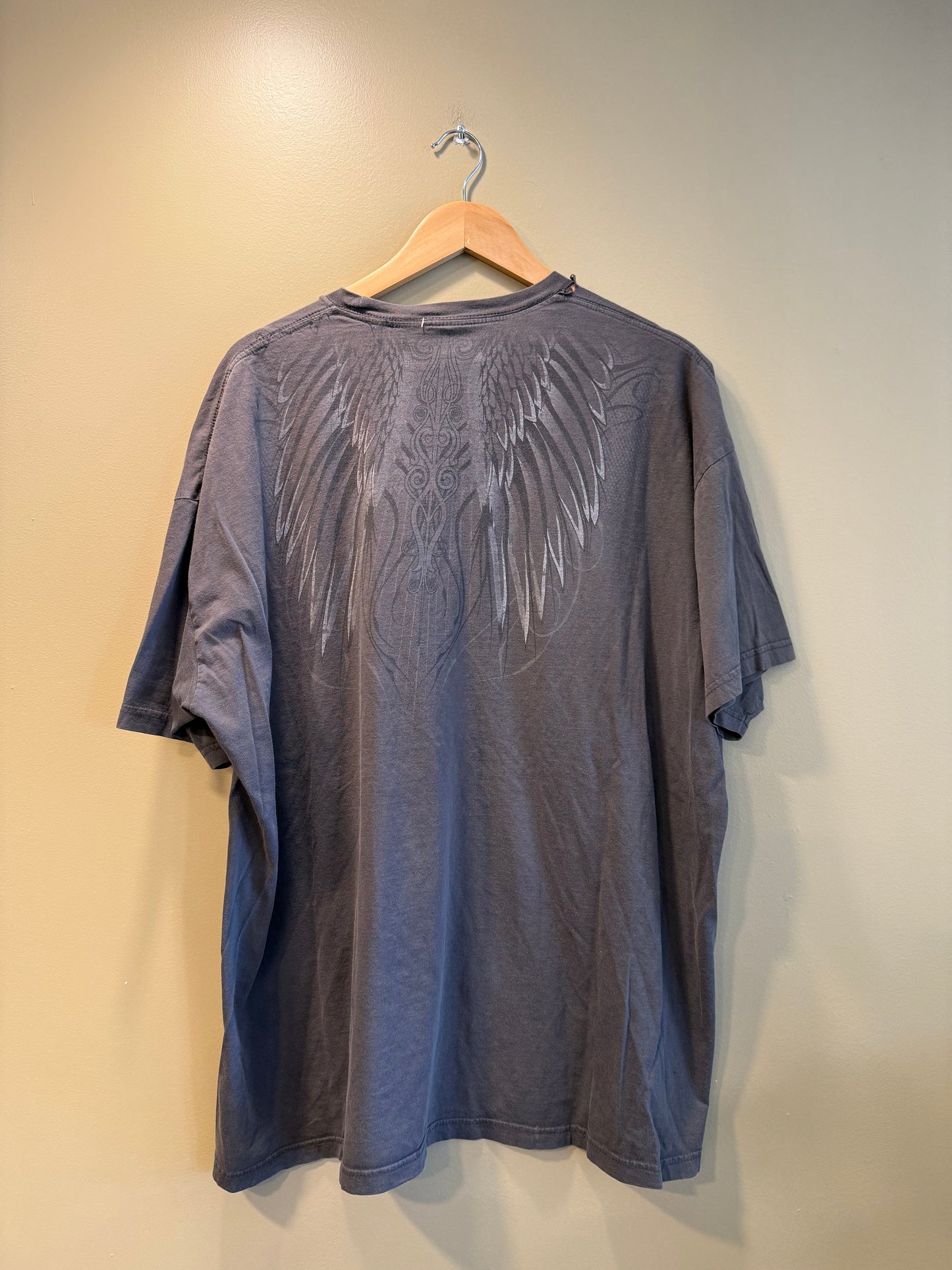 Vintage Ghost Hunters Angel Wings Gothic T-Shirt- XXL