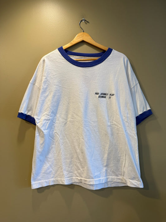 Vintage Ford Assembly Plant Ringer Tee T-Shirt - L