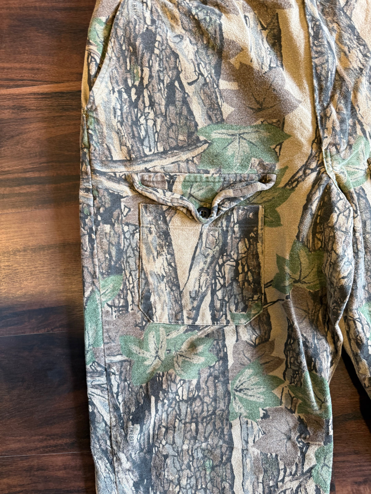 Vintage Ocoee Baggy Camo Flat Pocket Pants- 34x30