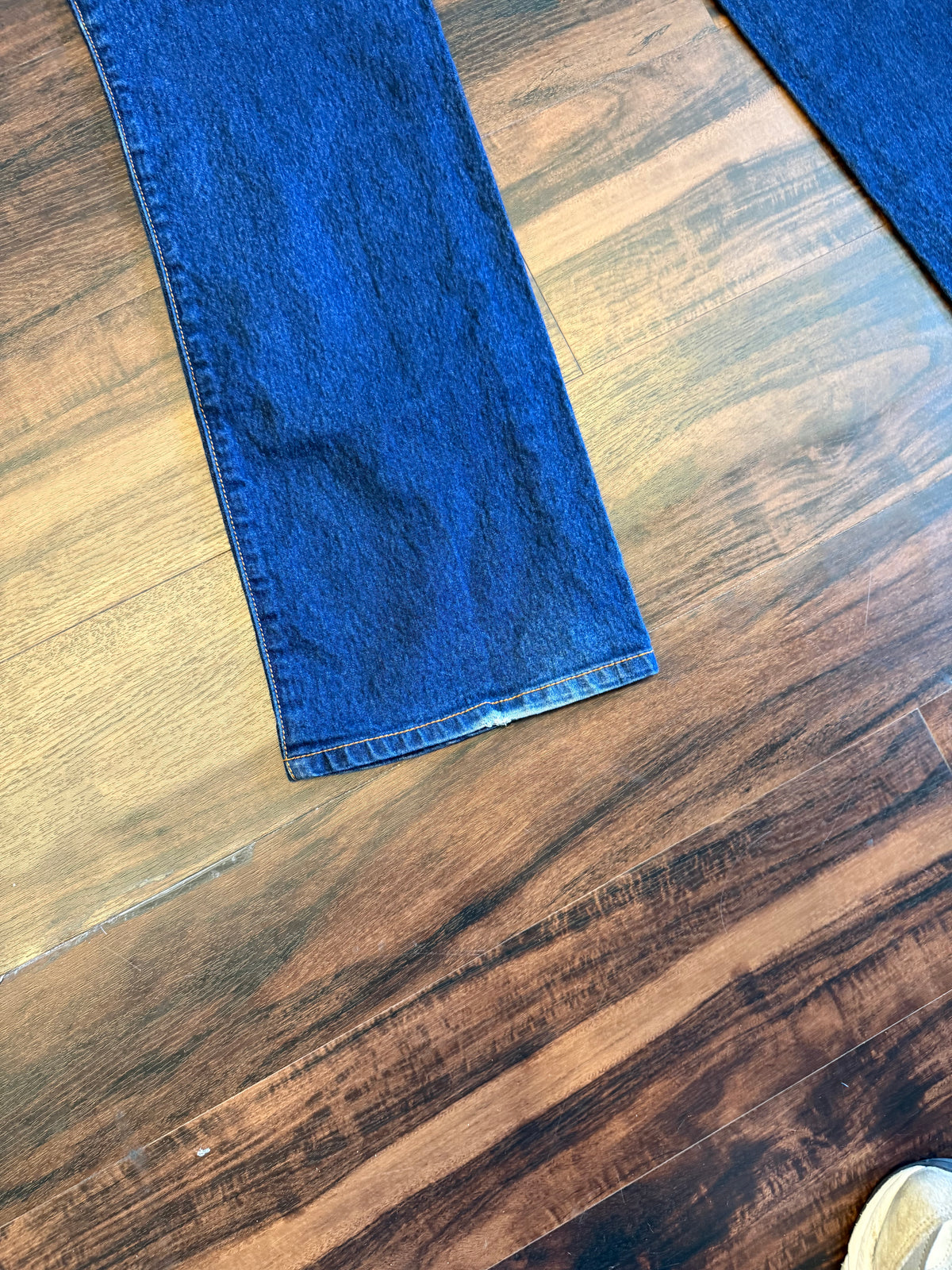 Vintage Ecko Red Dark Wash Flared Low Rise Jeans- 32x31