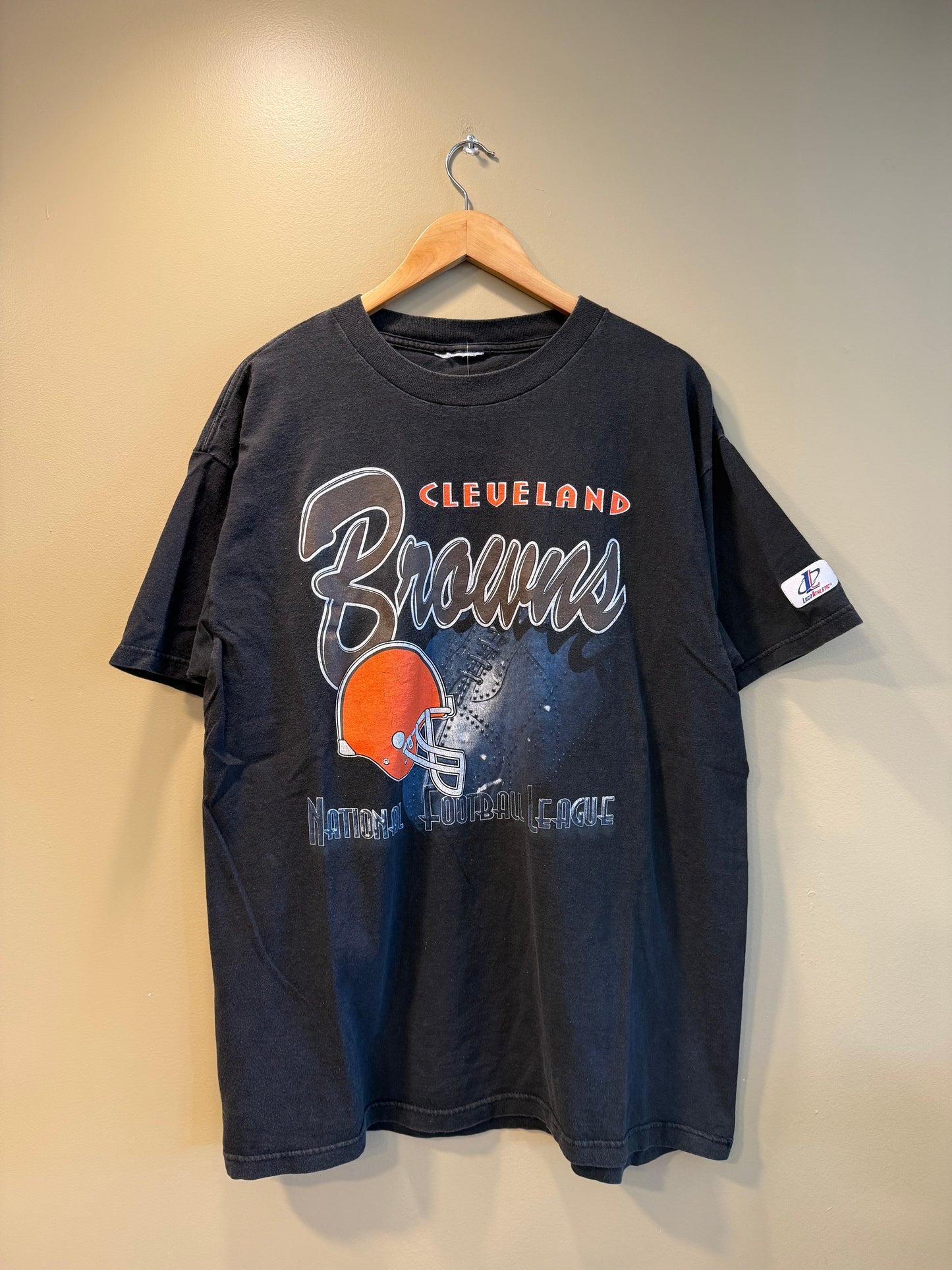 Vintage Cleveland Browns NFL Black T-Shirt- XL
