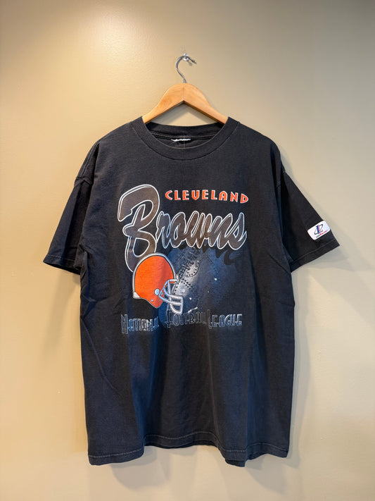 Vintage Cleveland Browns NFL Black T-Shirt- XL