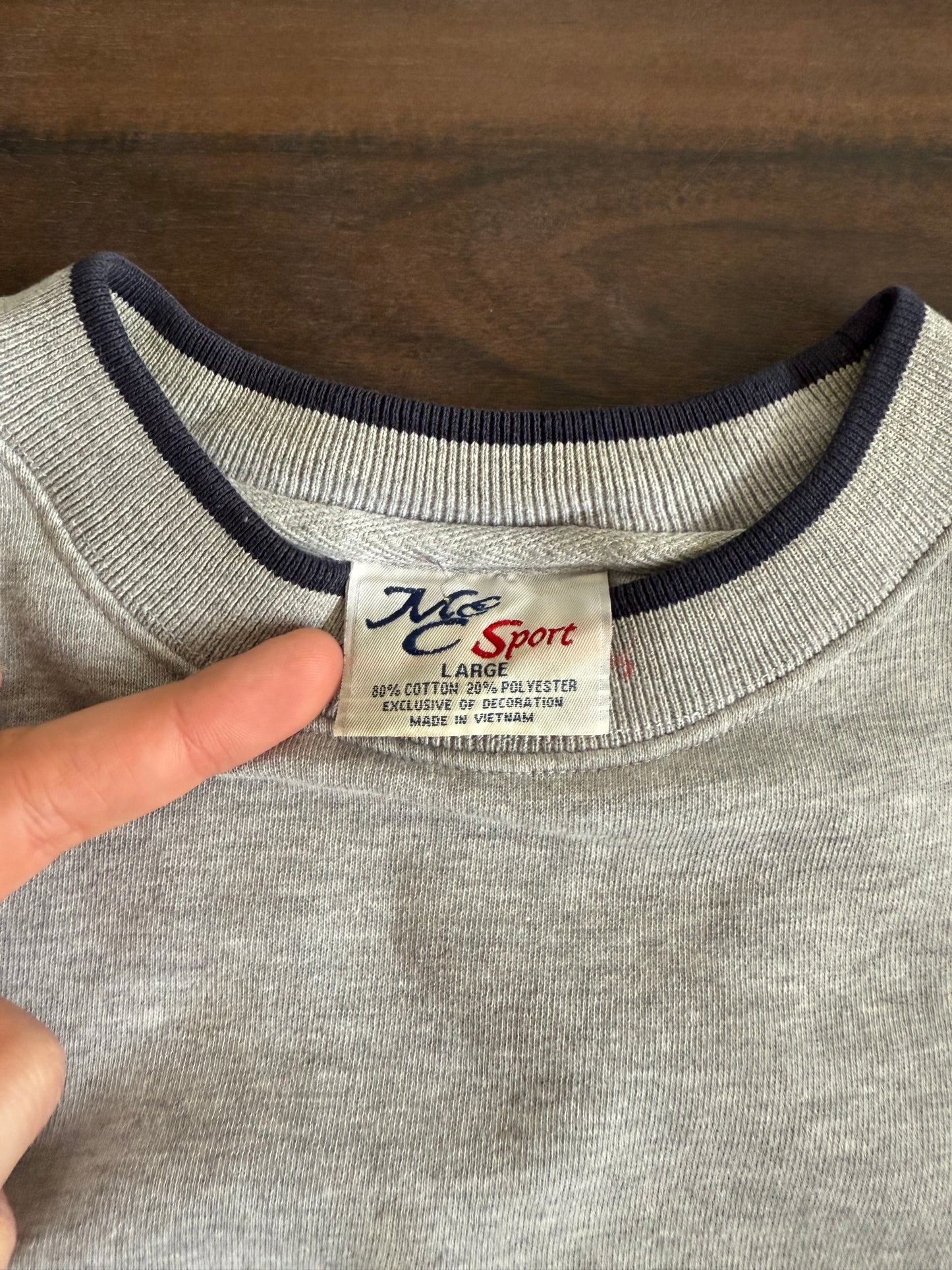 Vintage Golf Embroidered Gray Crewneck Sweatshirt- L