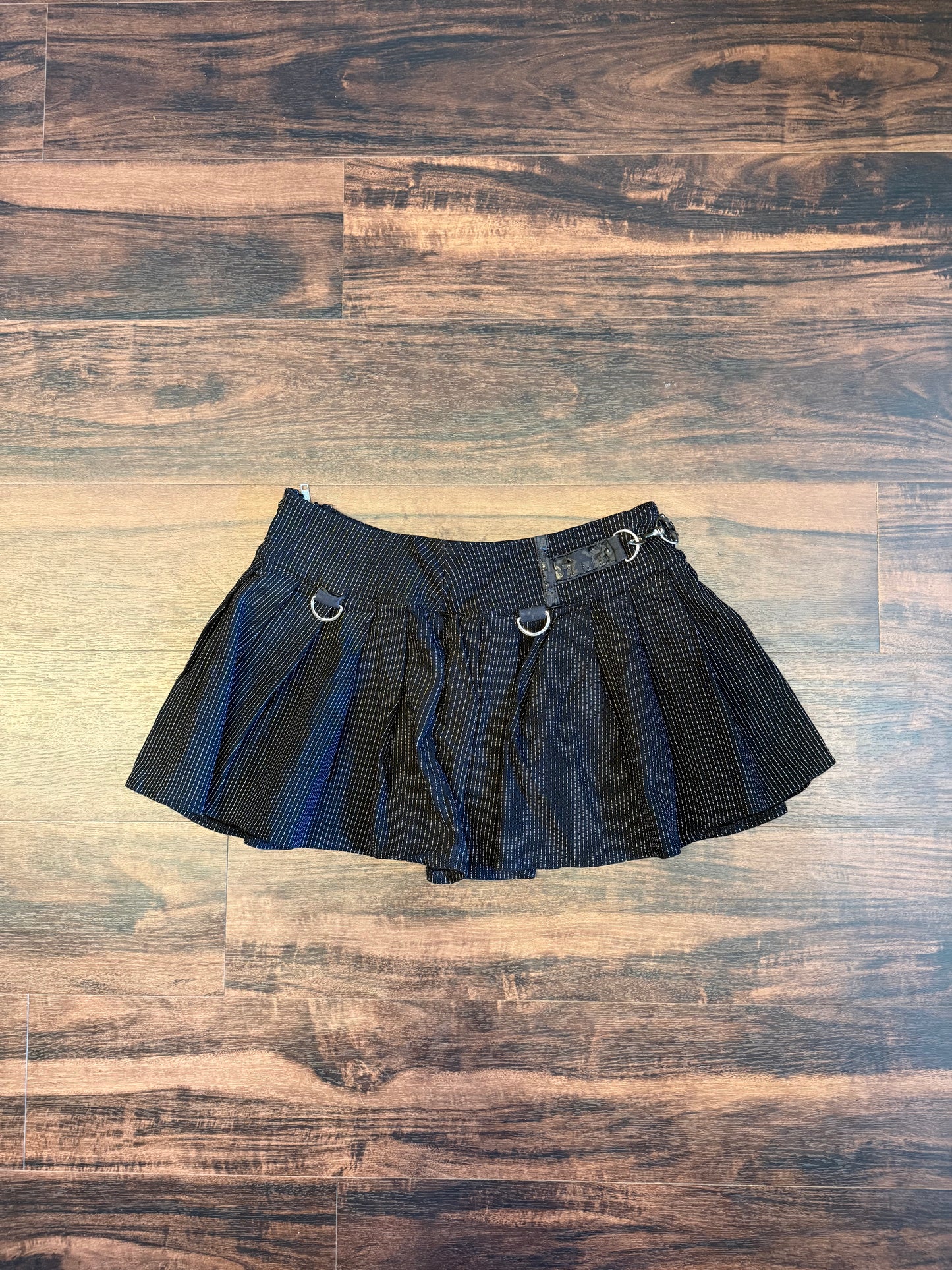 Vintage Jawbreaker Black Pinstripe Skirt- 30