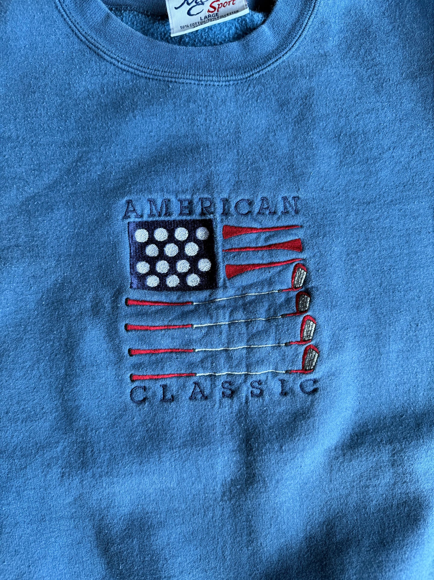 Vintage American Classic Golf Crewneck Sweatshirt- XL