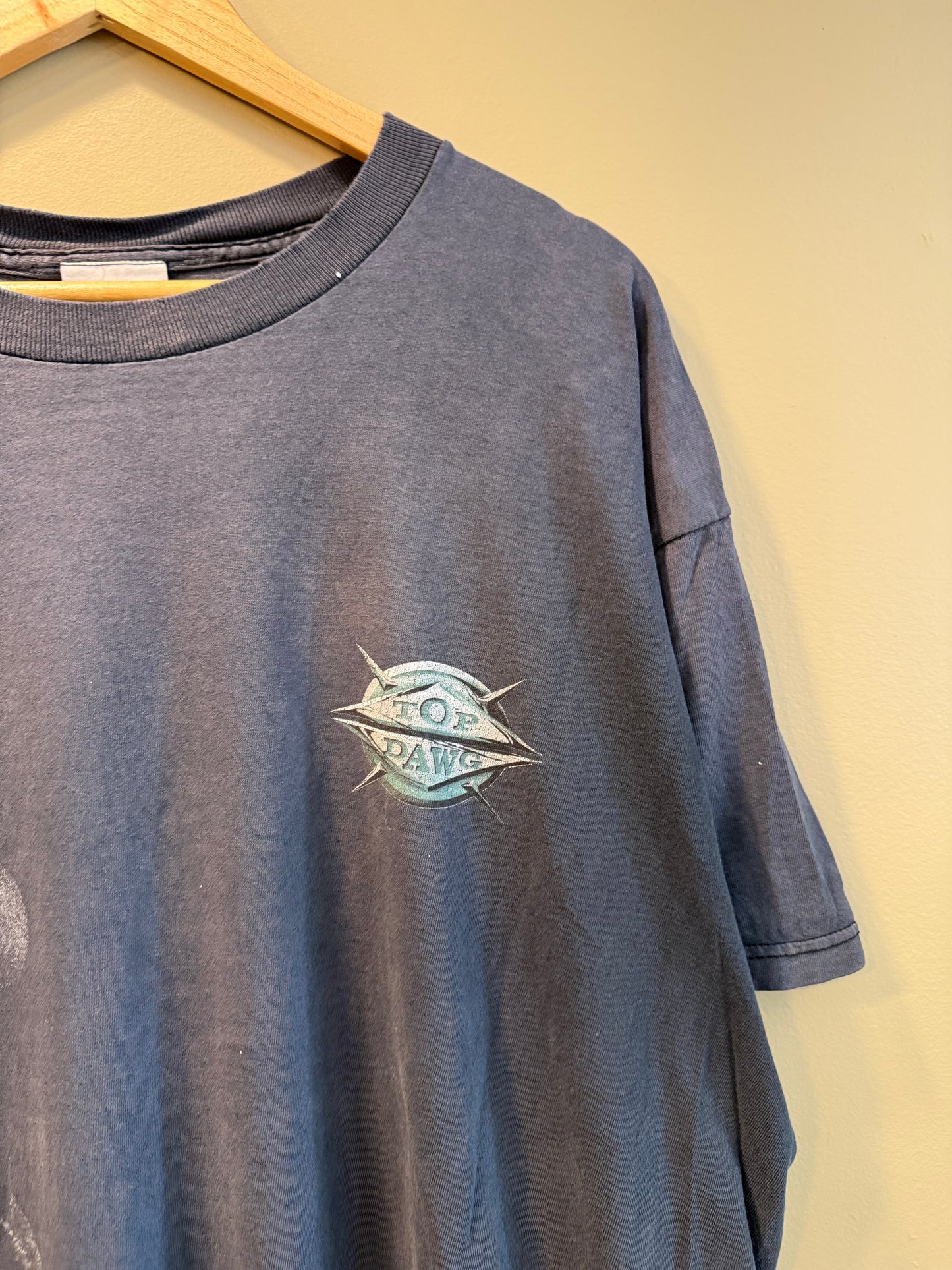 Vintage Top Dawg Streetwear Distressed Fire Hydrant T-Shirt- XL
