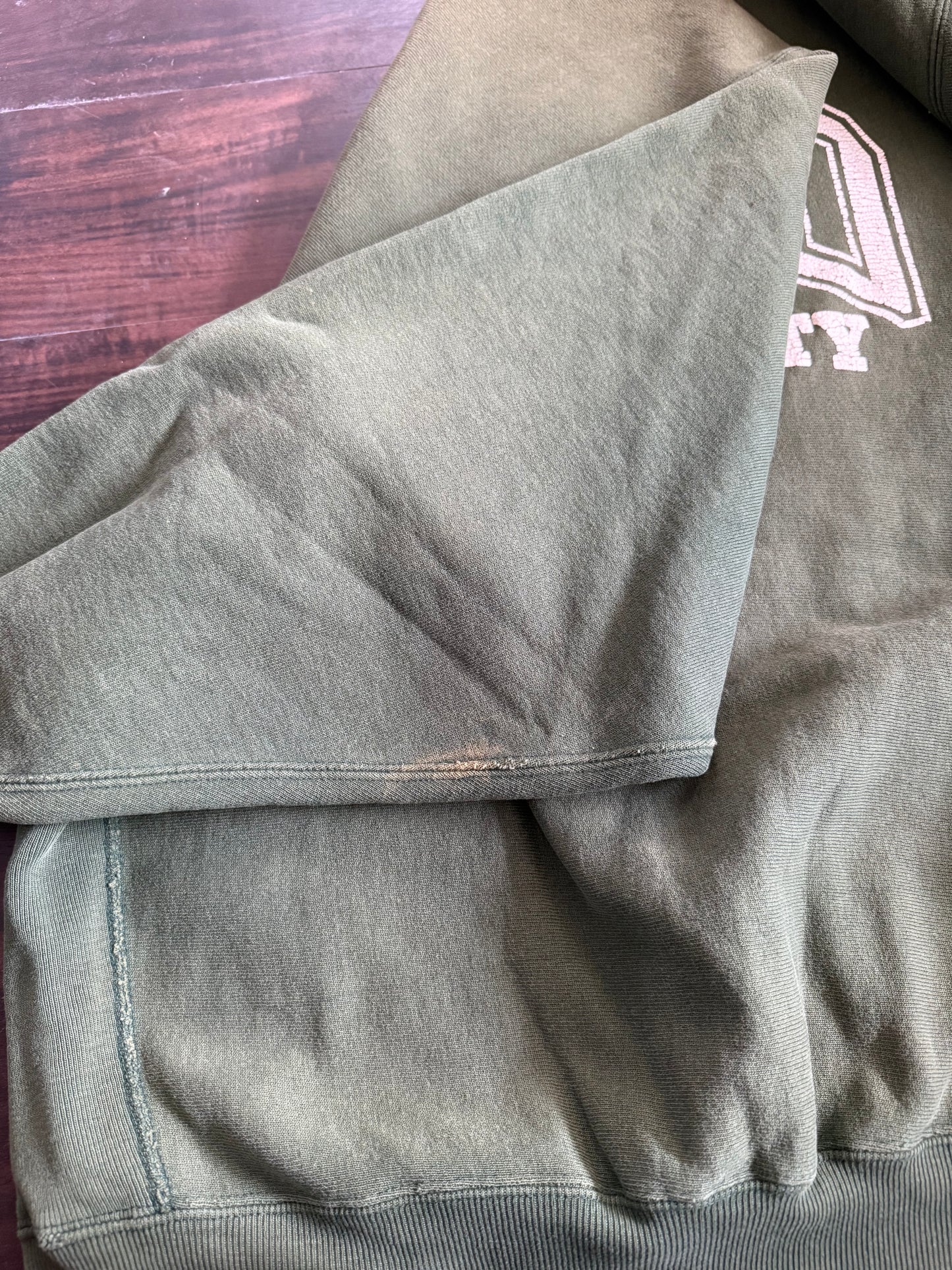 Vintage Ohio University Champion Reverse Weave Green Crewneck Sweatshirt- XL