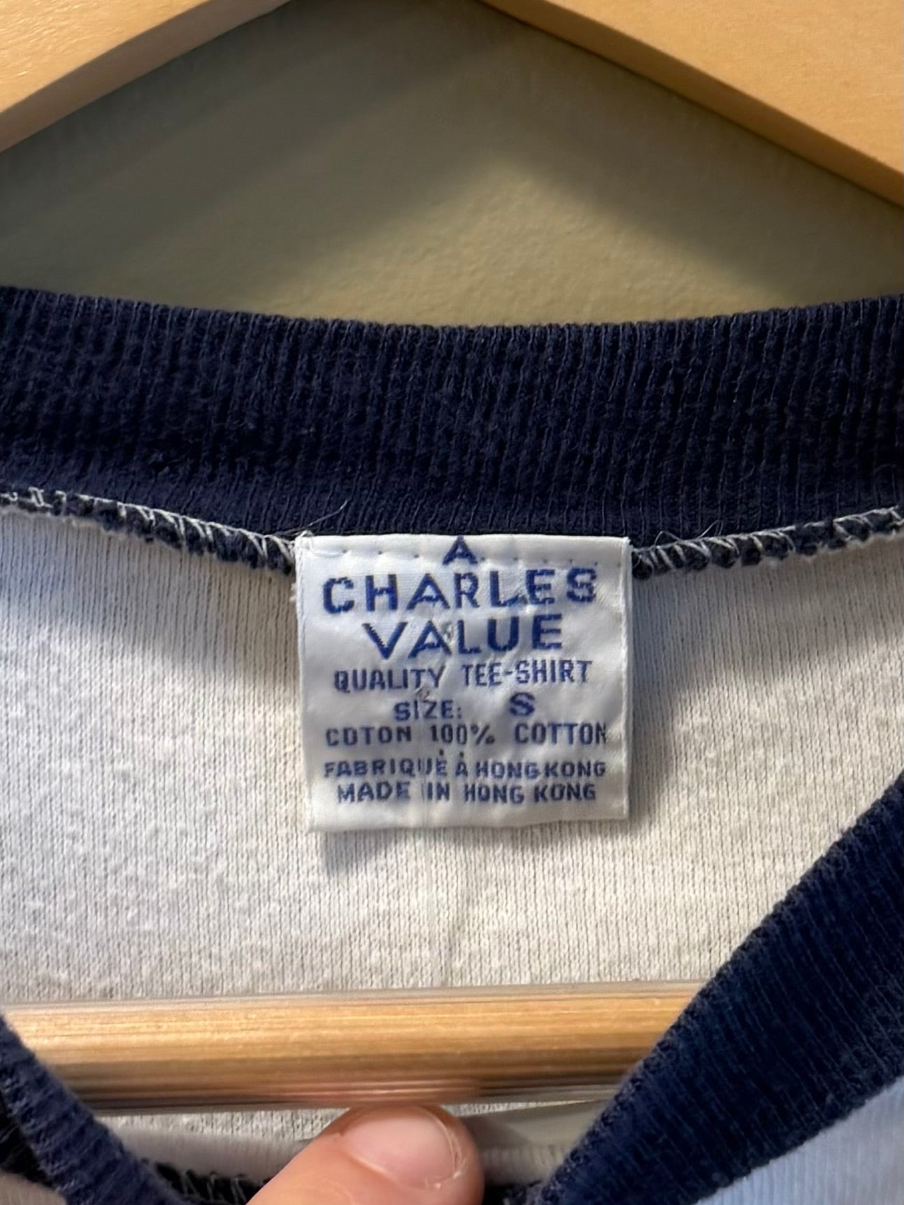 Vintage 70s Niagara Falls Skylon Canada Ringer Baby Tee T-Shirt- S/M
