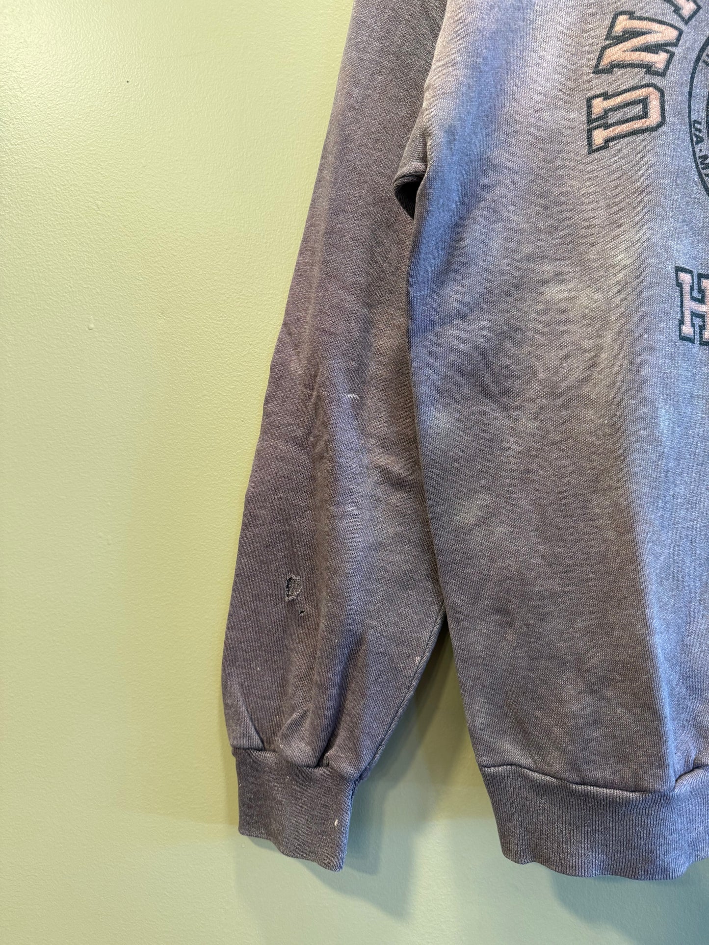 Vintage University of Hawaii Distressed Crewneck Sweatshirt- L
