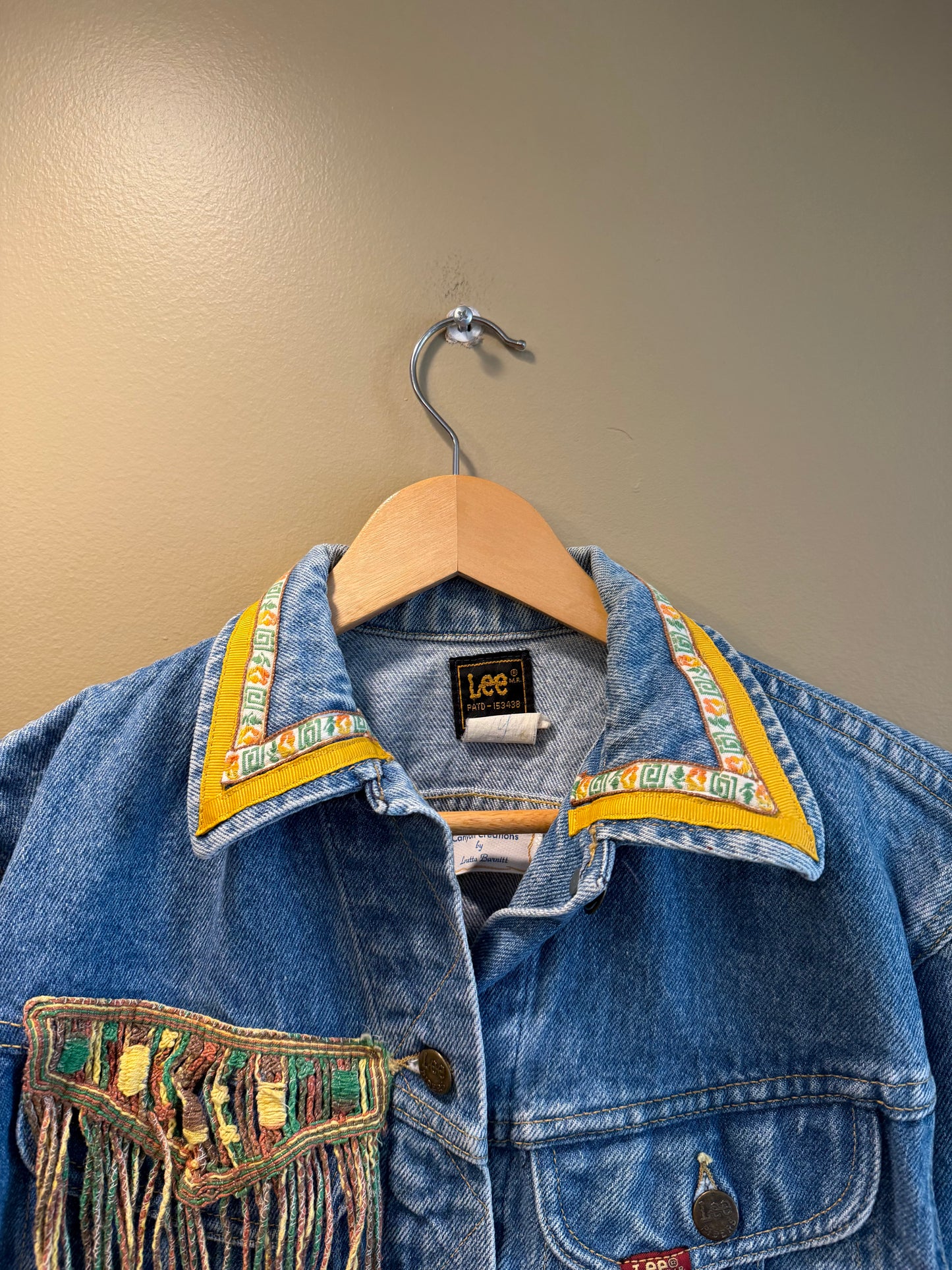 Vintage Mr. Lee Custom Canyon Creations Denim Jacket- S/M