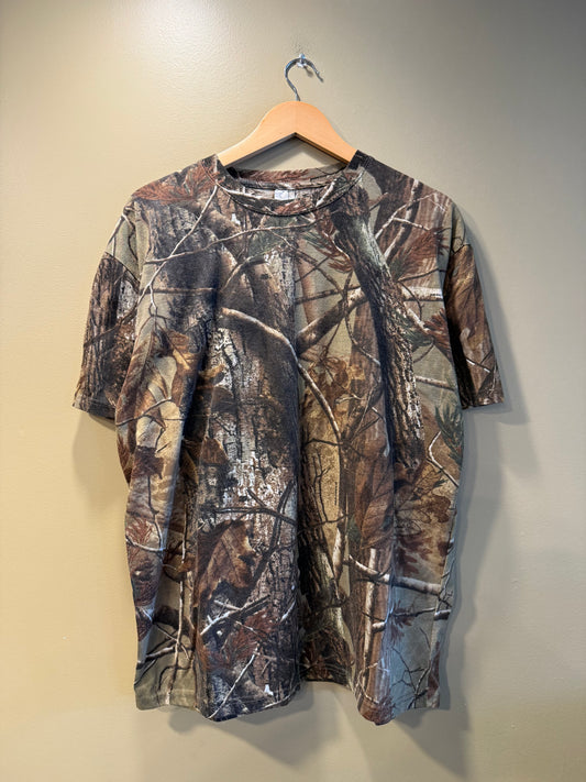 Vintage AP Tree Camo T-Shirt- L/XL