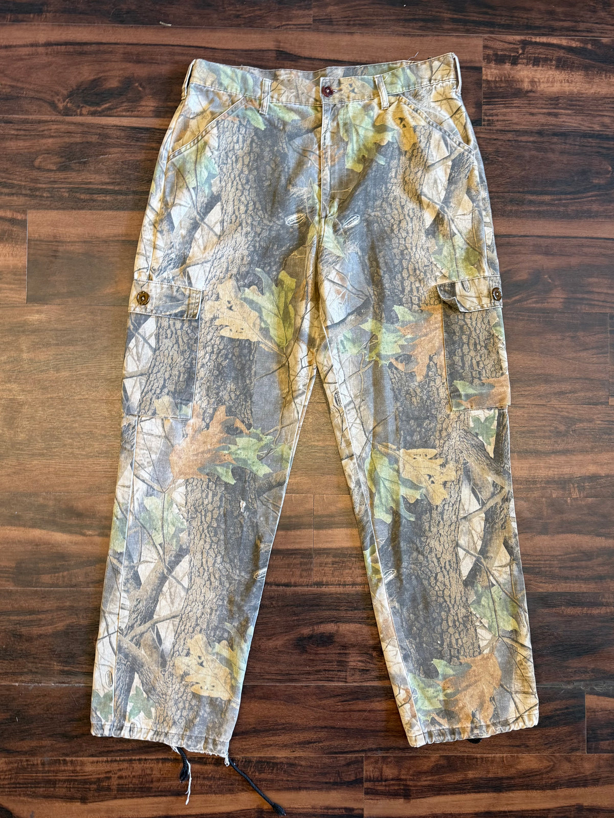 Vintage Liberty RealTree Hardwoods Camo Baggy Cargo Pants- 34x33