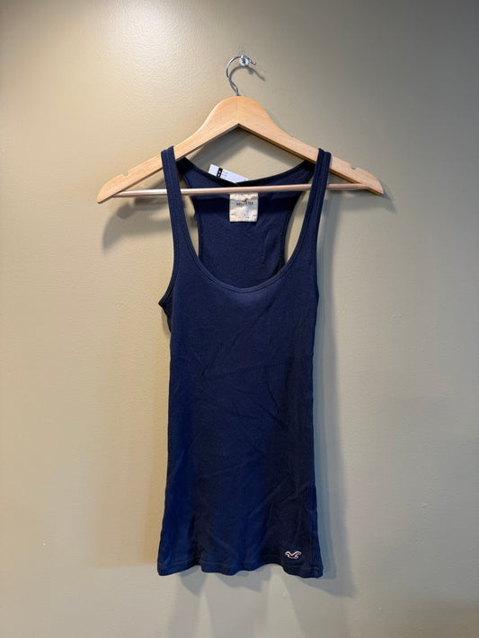 Vintage Y2K Hollister Ribbed Tank Top- S