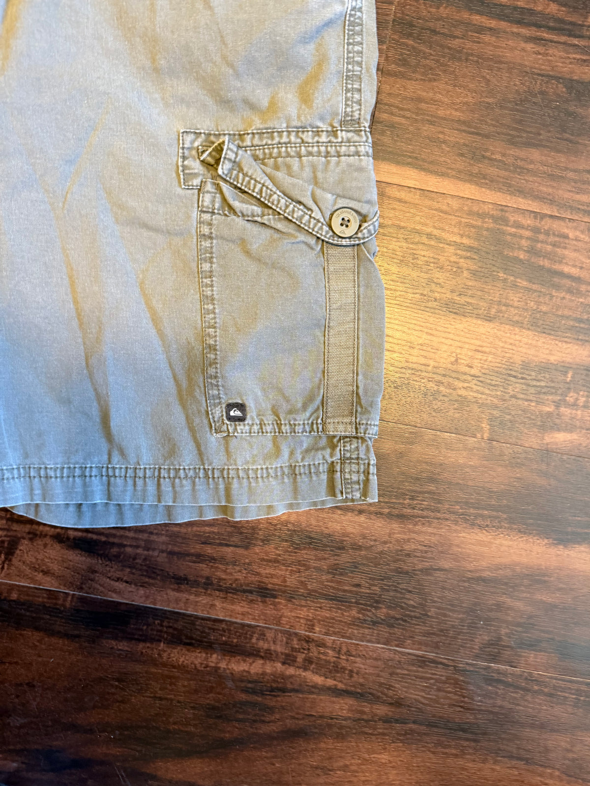 Vintage Quiksilver Green Cargo Shorts- 30