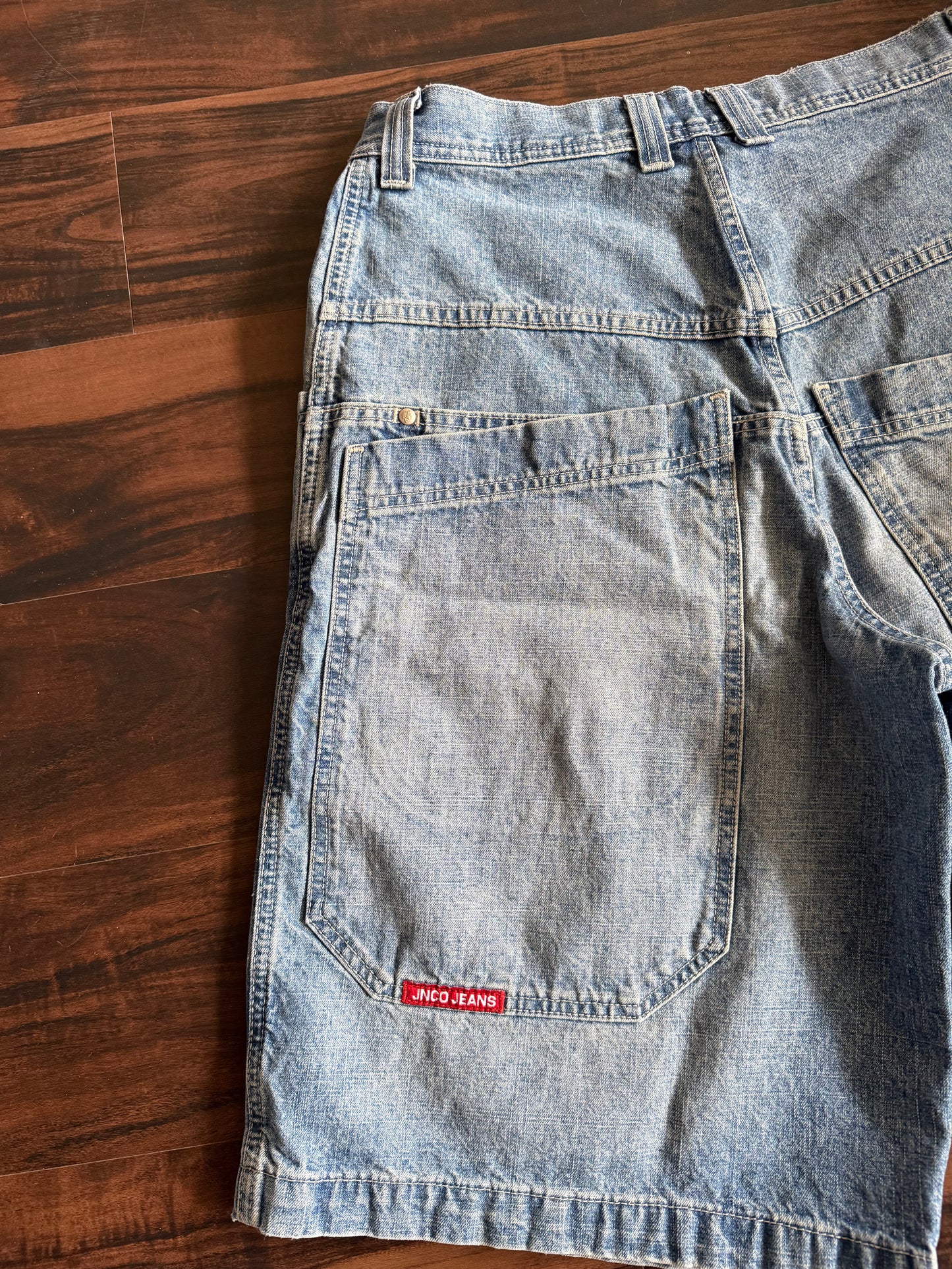 Vintage Y2K JNCO Snake Baggy Streetwear Denim Jean Shorts- 34