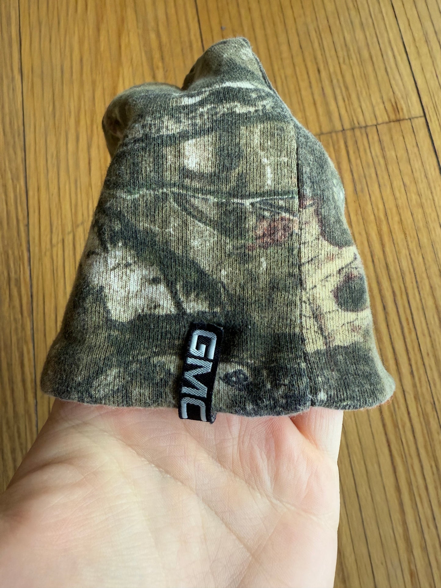 Vintage GMC Real Tree Camouflage Skull Cap Beanie