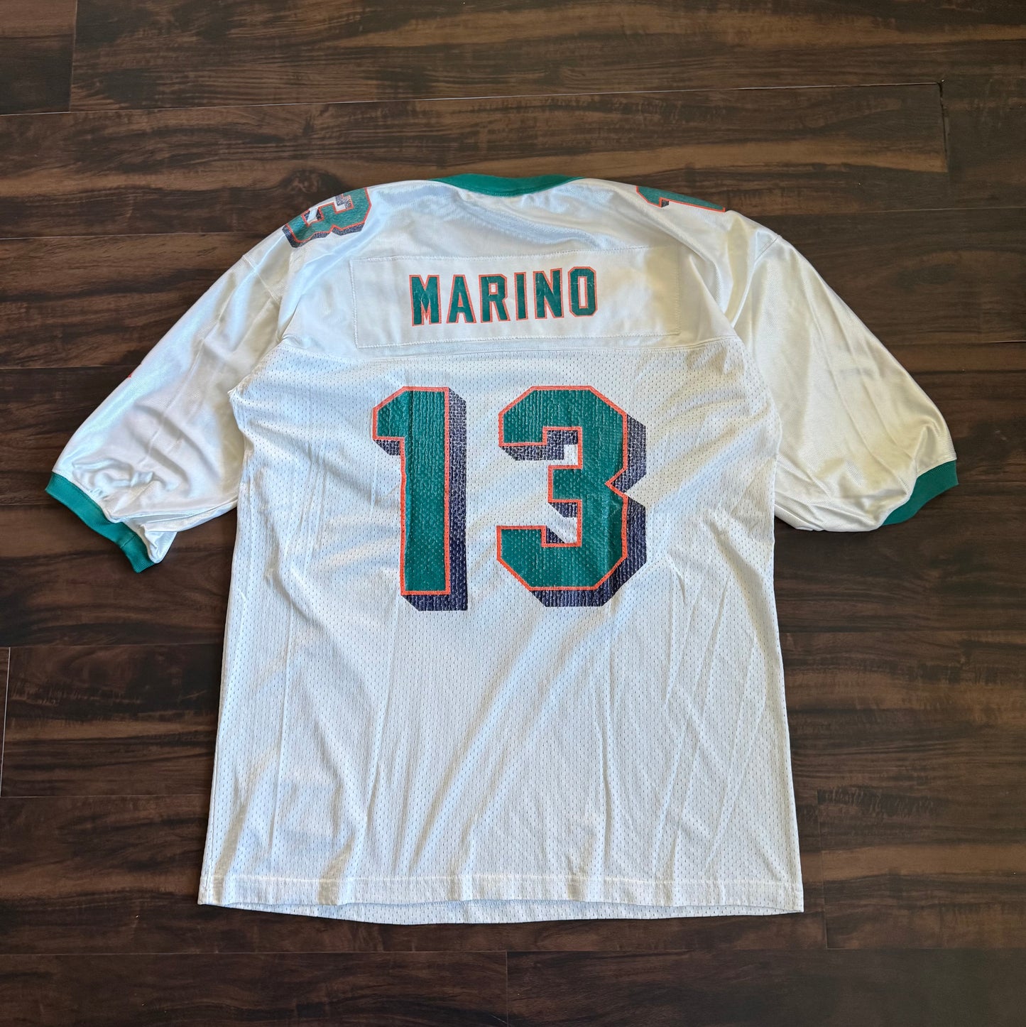 Vintage Starter Dan Marino Miami Dolphins White NFL Football Jersey- XL
