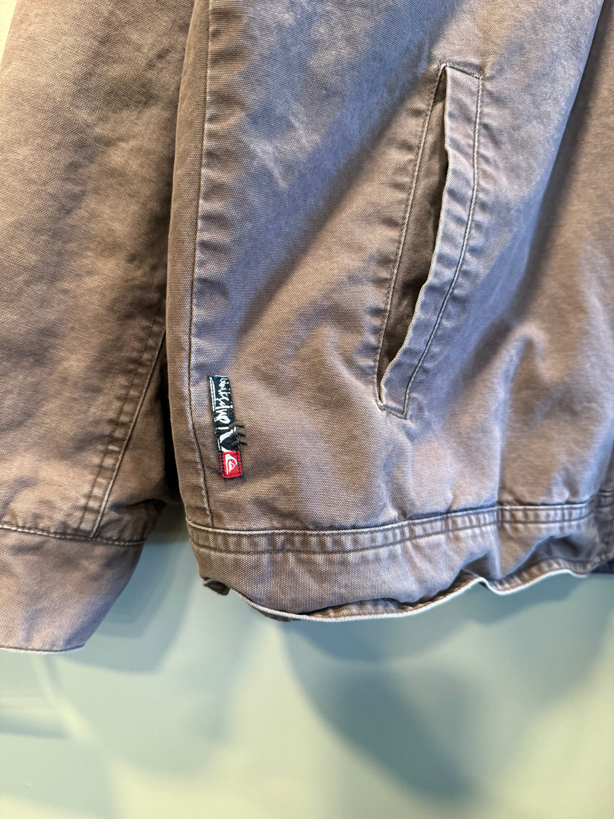 Vintage Quiksilver Brown Zip-Up Jacket- L