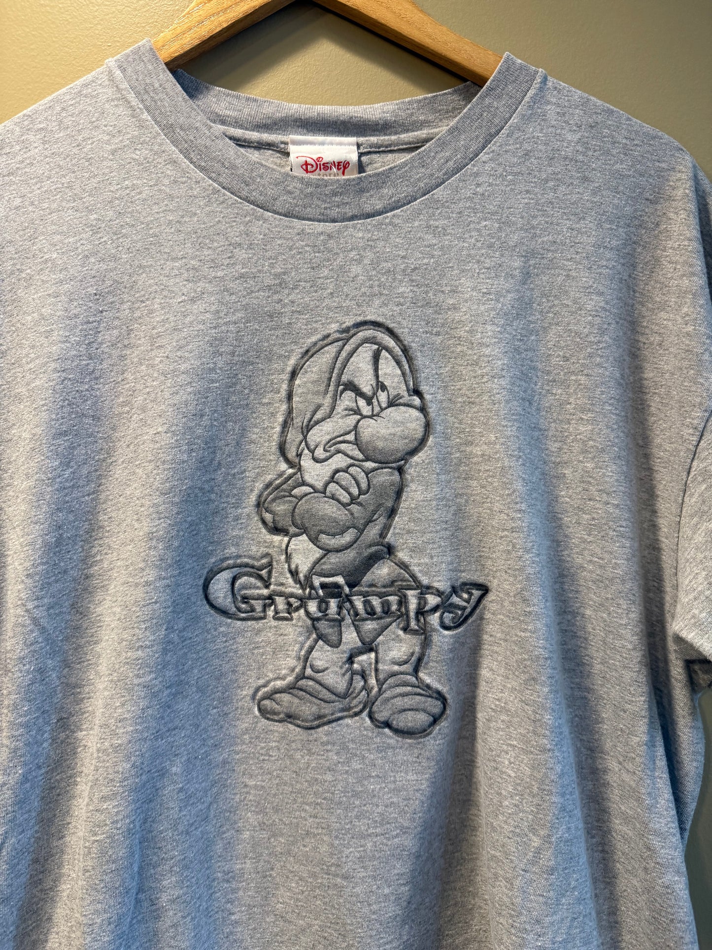 Vintage Disney Gray Grumpy T-Shirt- M