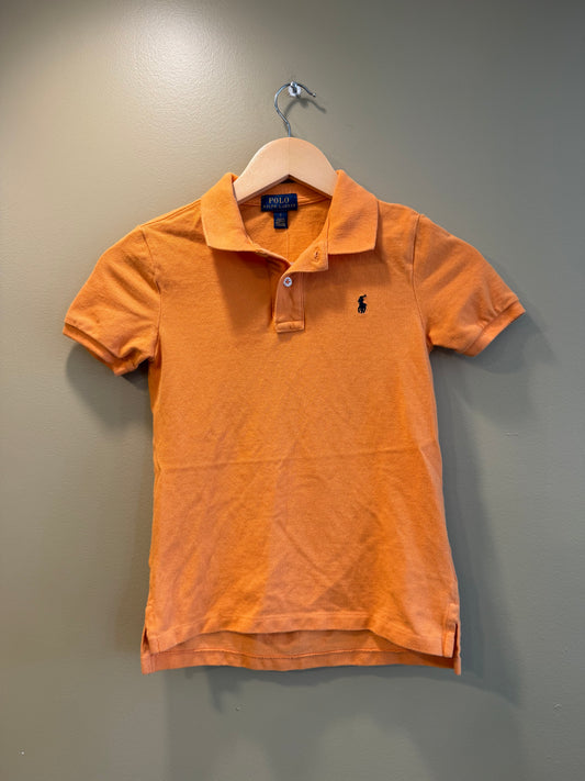 Vintage Y2K Polo Ralph Lauren Orange Baby Tee Polo Shirt- S