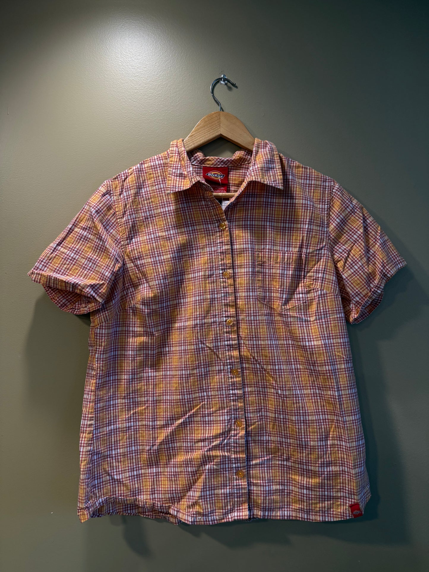 Vintage Dickies Checkered Shirt- M