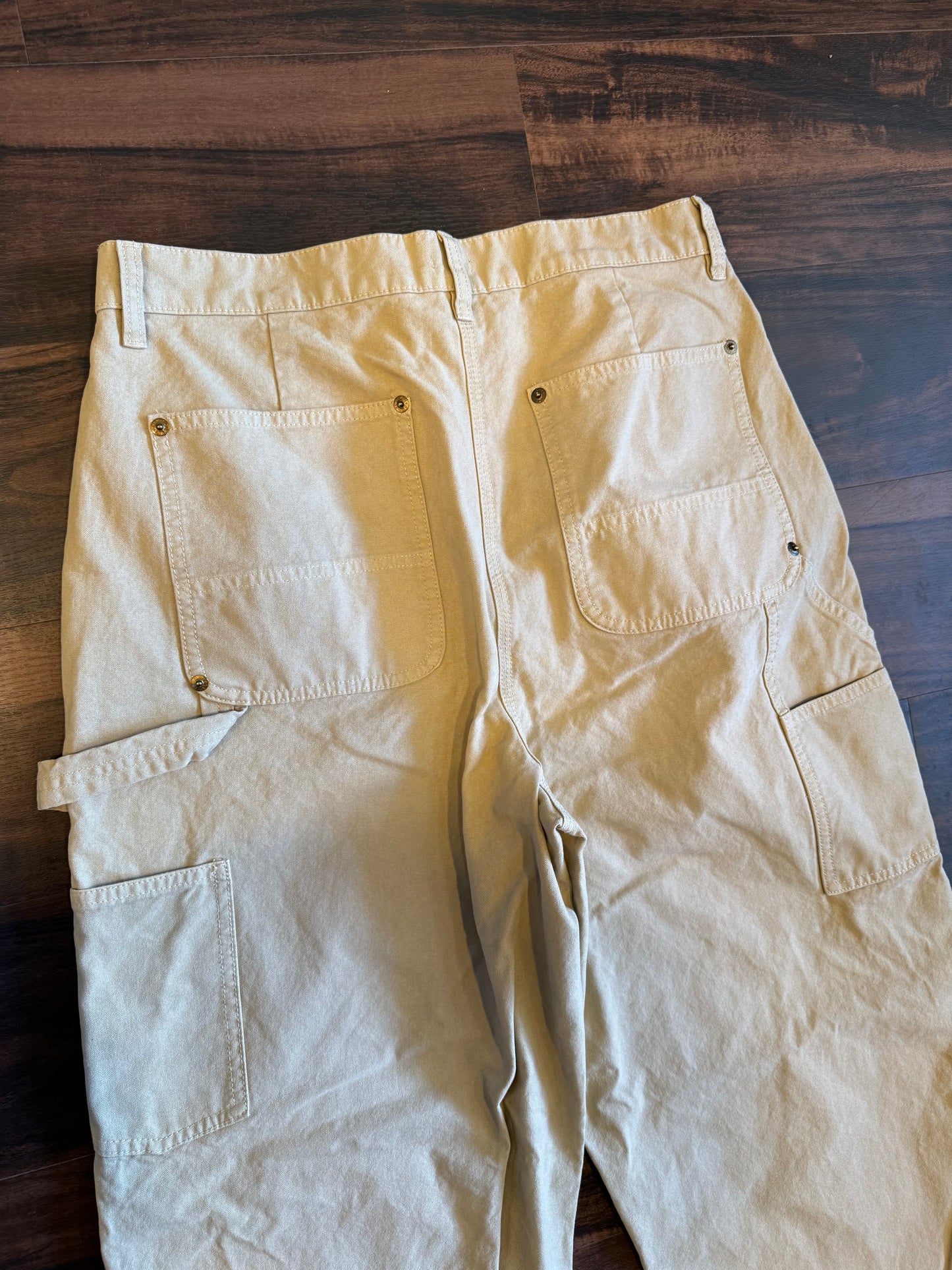 Vintage J. Crew Tan Double Knee Carpenter Pants- 32x30