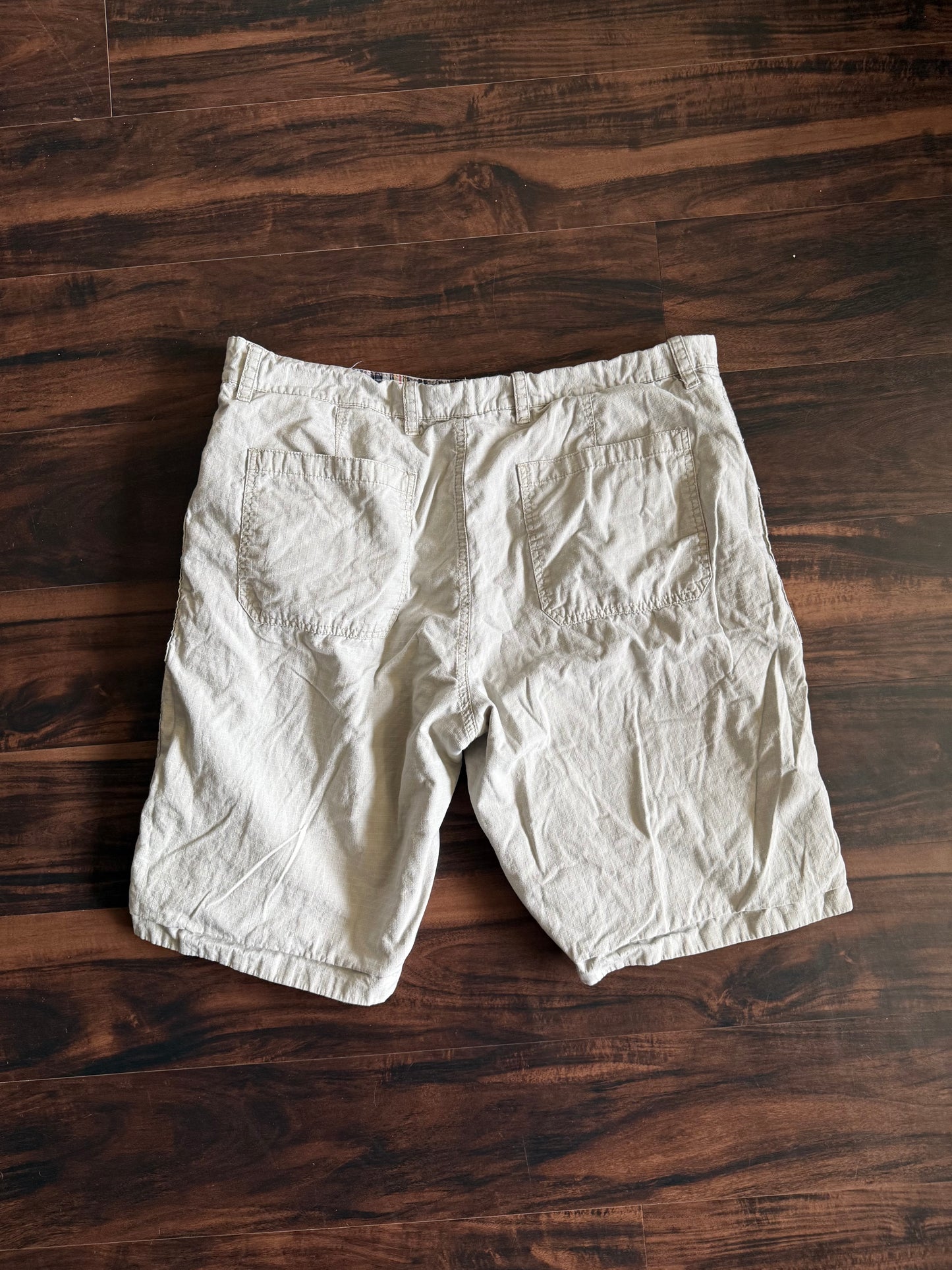 Vintage Reversible Black & Yellow Checkered Shorts- 36