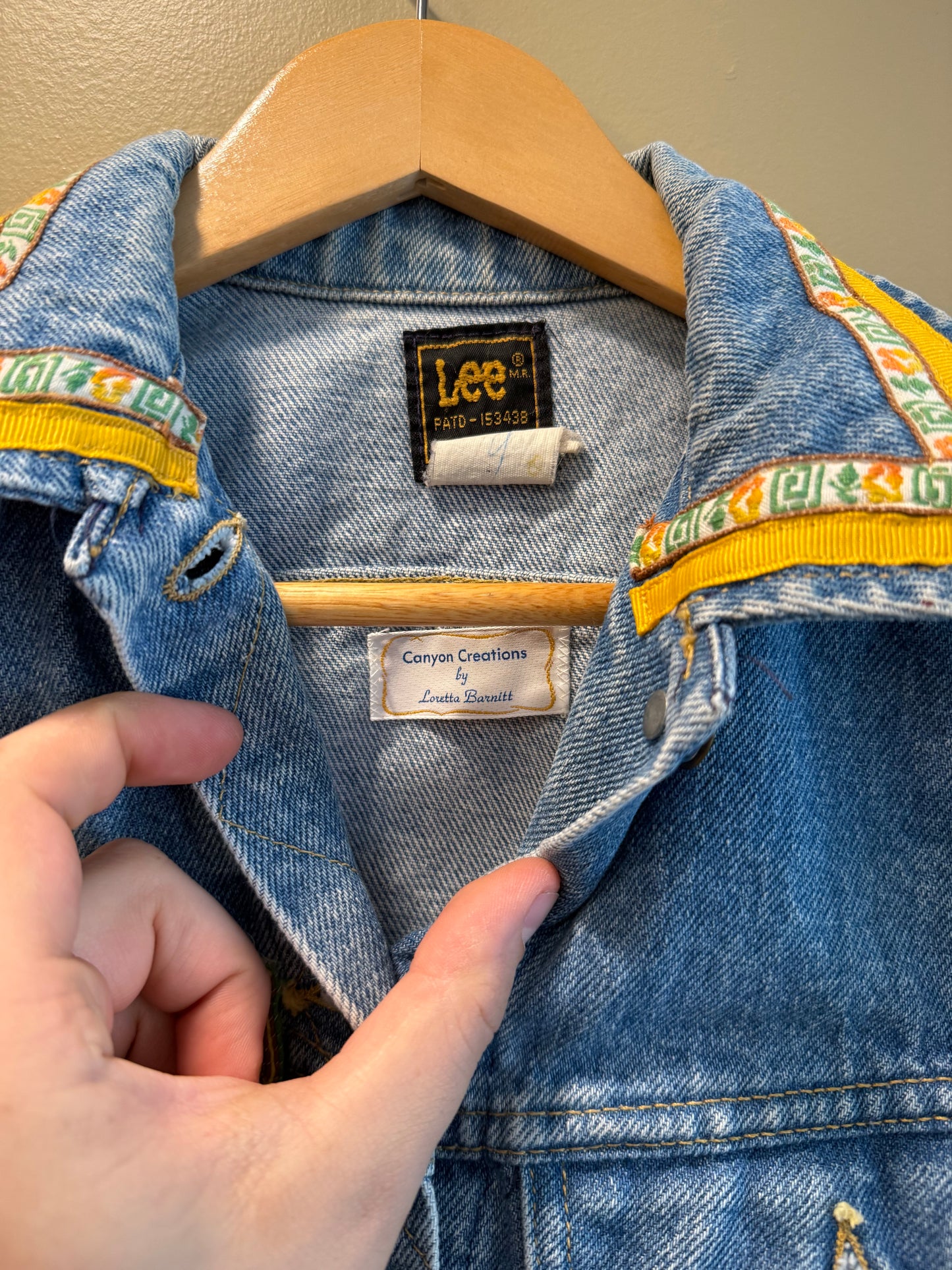 Vintage Mr. Lee Custom Canyon Creations Denim Jacket- S/M