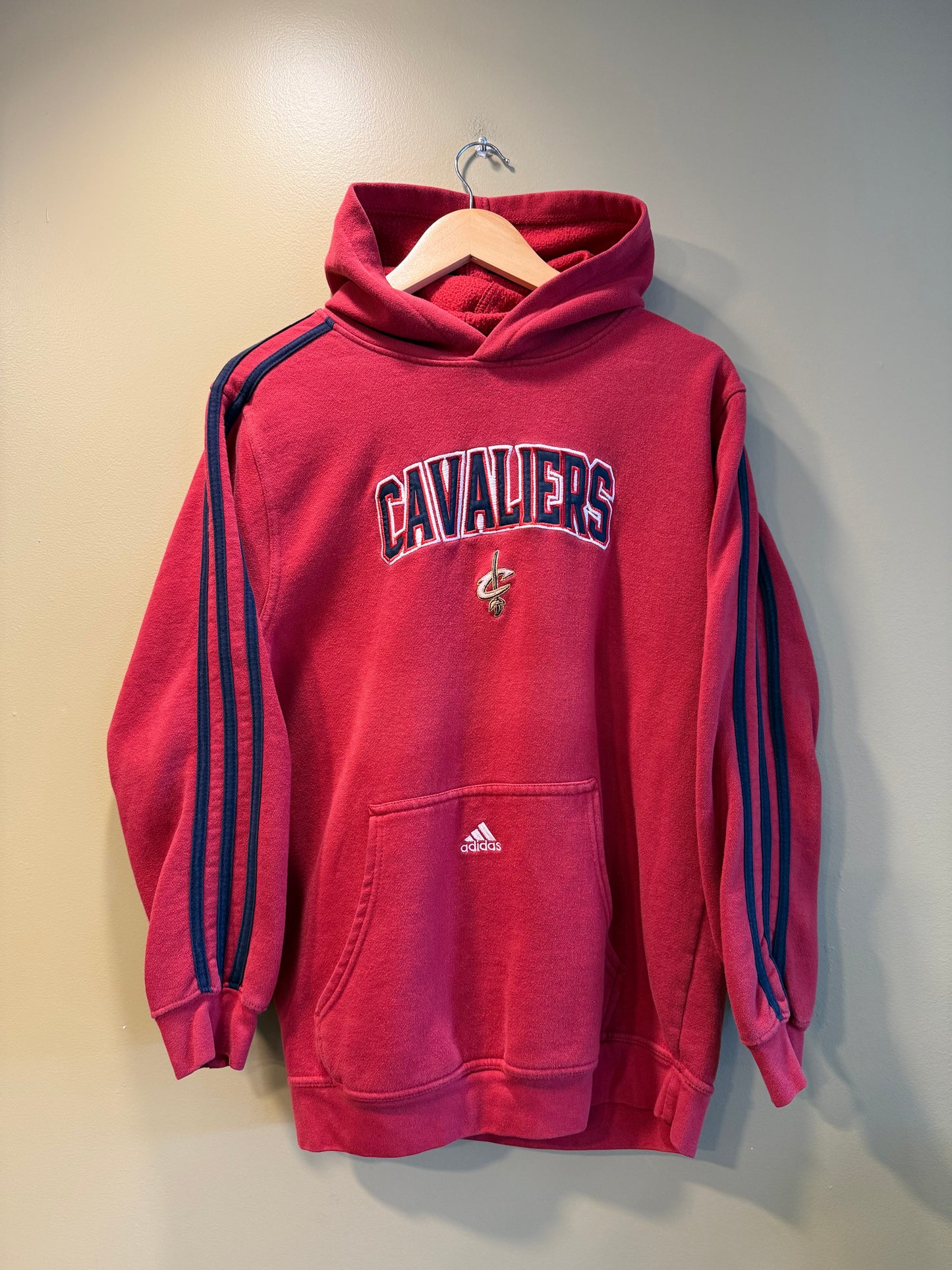 Vintage Cleveland Cavaliers Red Adidas Hoodie Sweatshirt- S