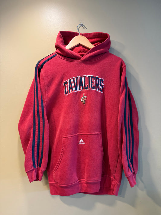 Vintage Cleveland Cavaliers Red Adidas Hoodie Sweatshirt- S